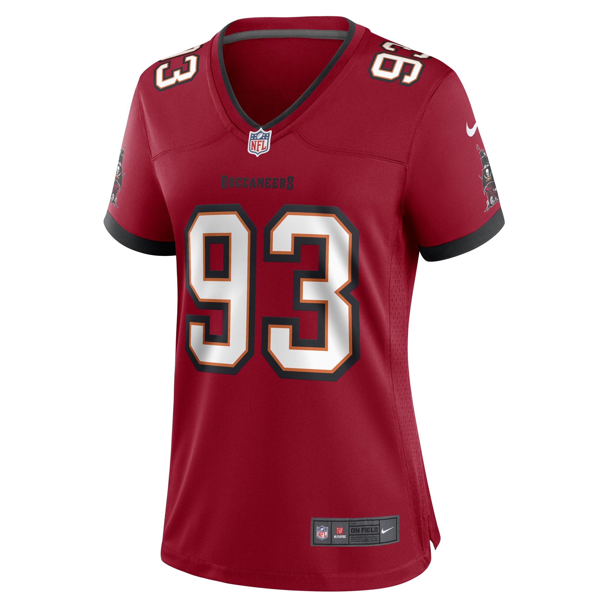 Willington Previlon Tampa Bay Buccaneers Women's Game Player Jersey - Red