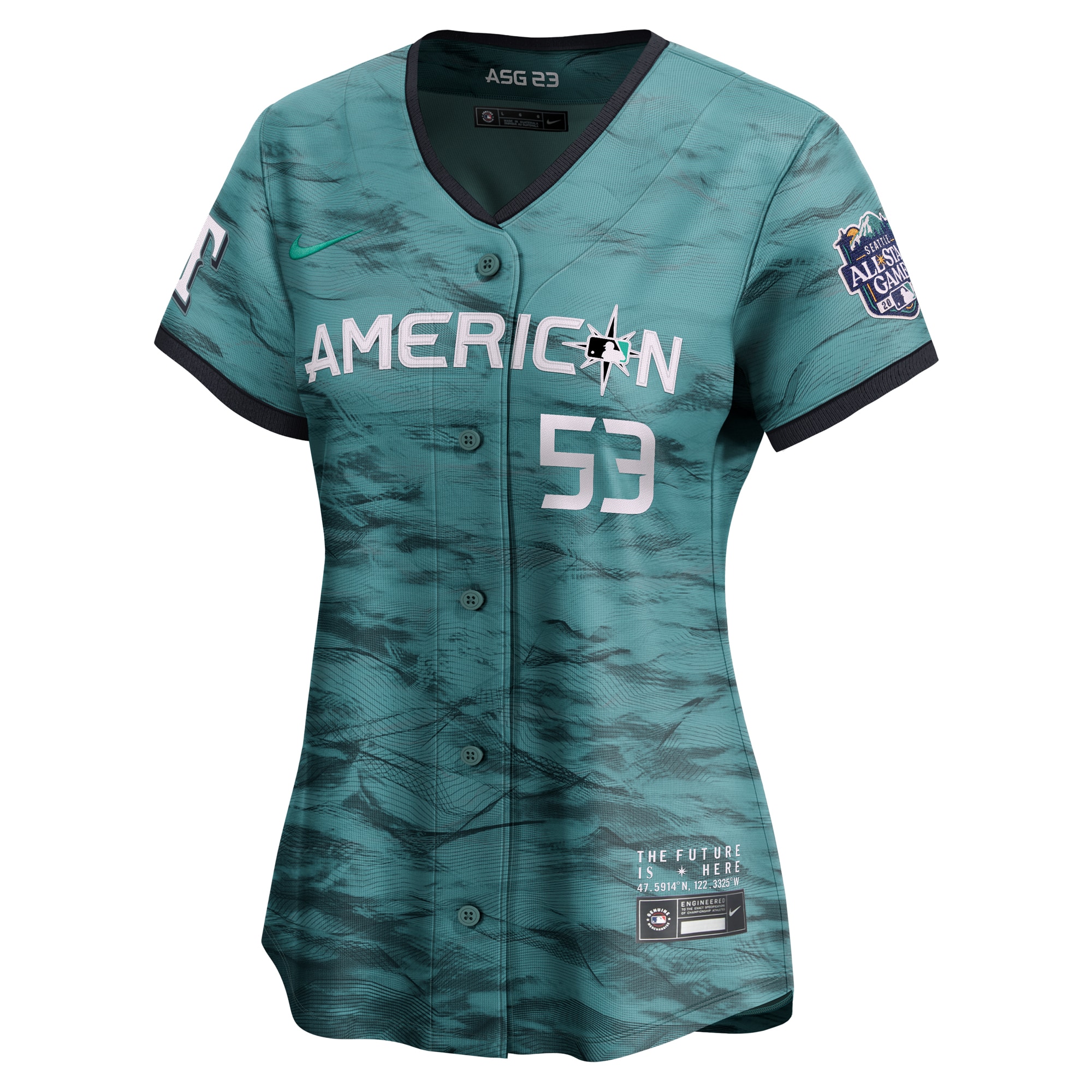 Adolis Garcia American League Women's 2023 MLB All-Star Game Limited Player Jersey - Teal