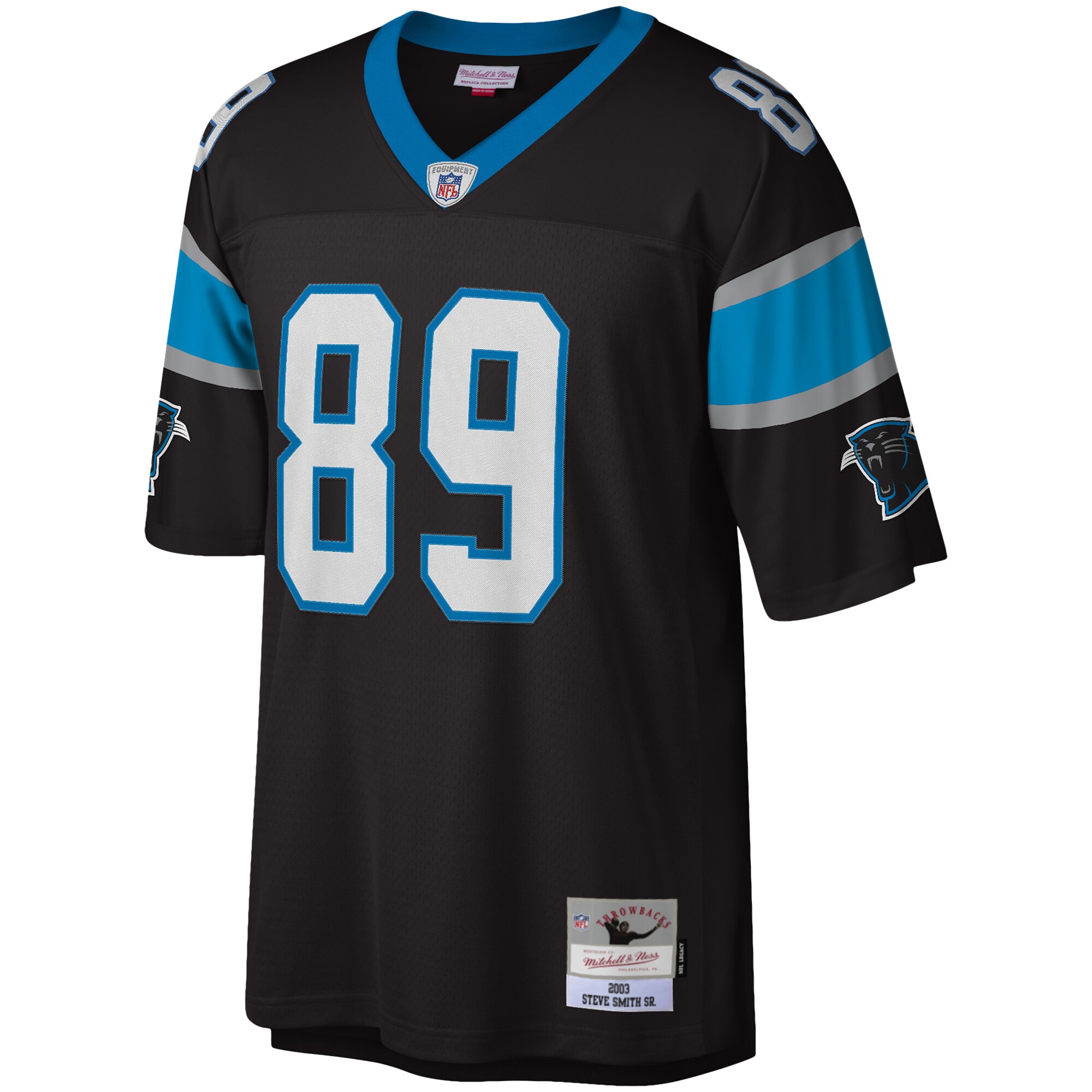 Steve Smith Carolina Panthers Mitchell & Ness 2003 Legacy Replica Jersey - Black