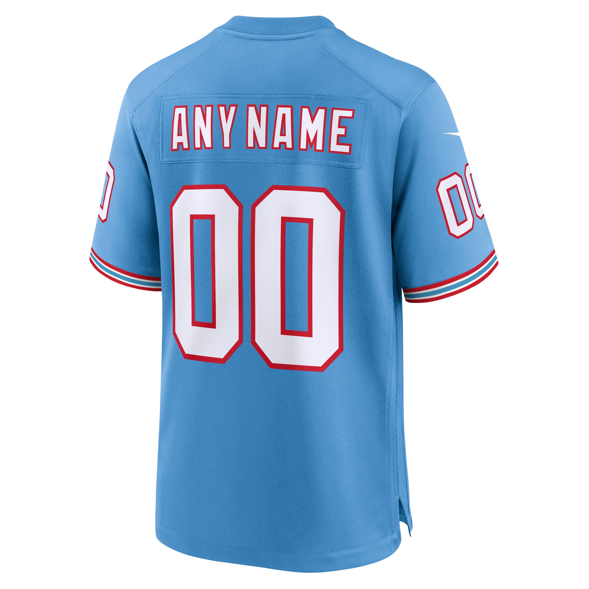 Tennessee TitansOilers Throwback Custom Game Jersey - Light Blue