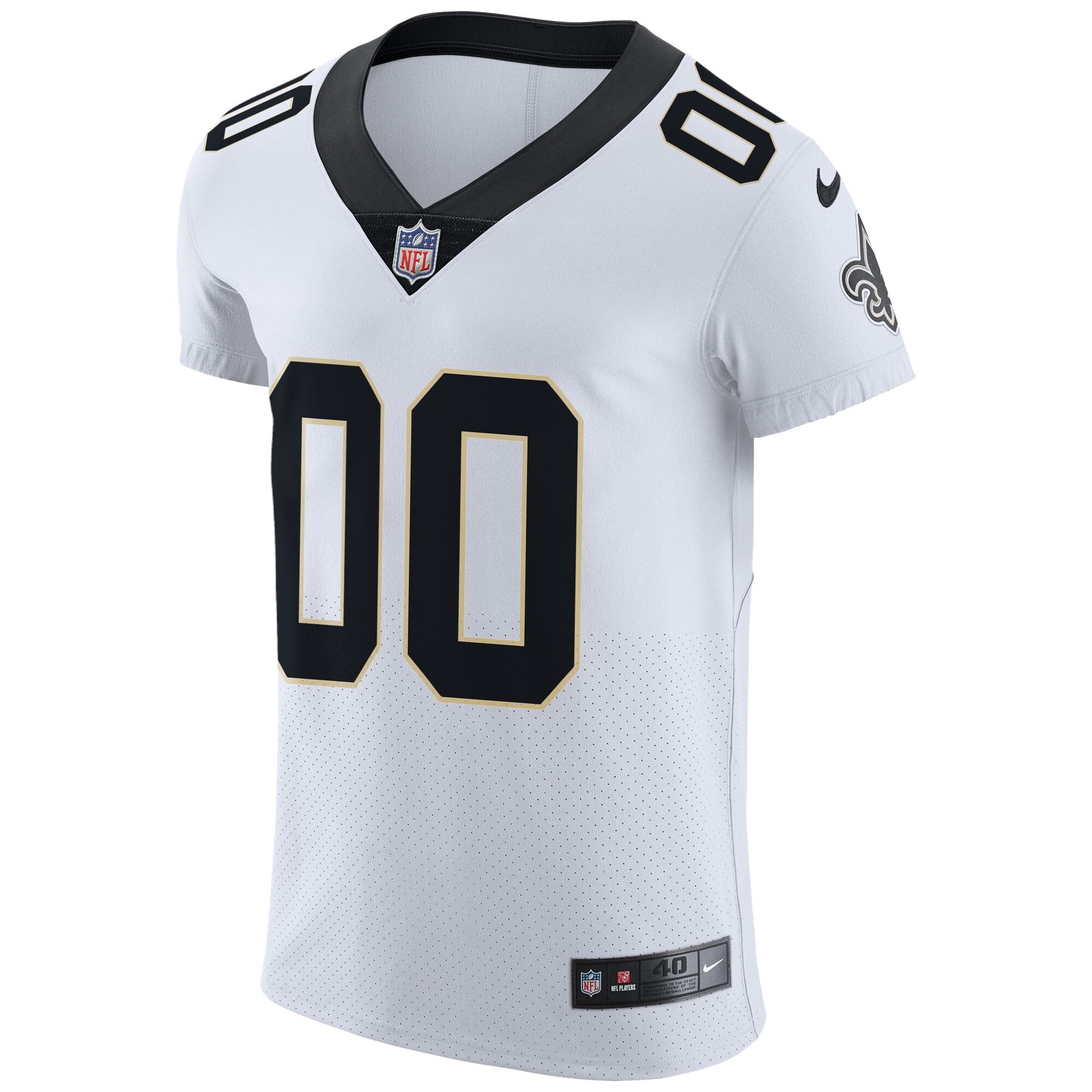 New Orleans SaintsVapor Untouchable Elite Custom Jersey - White