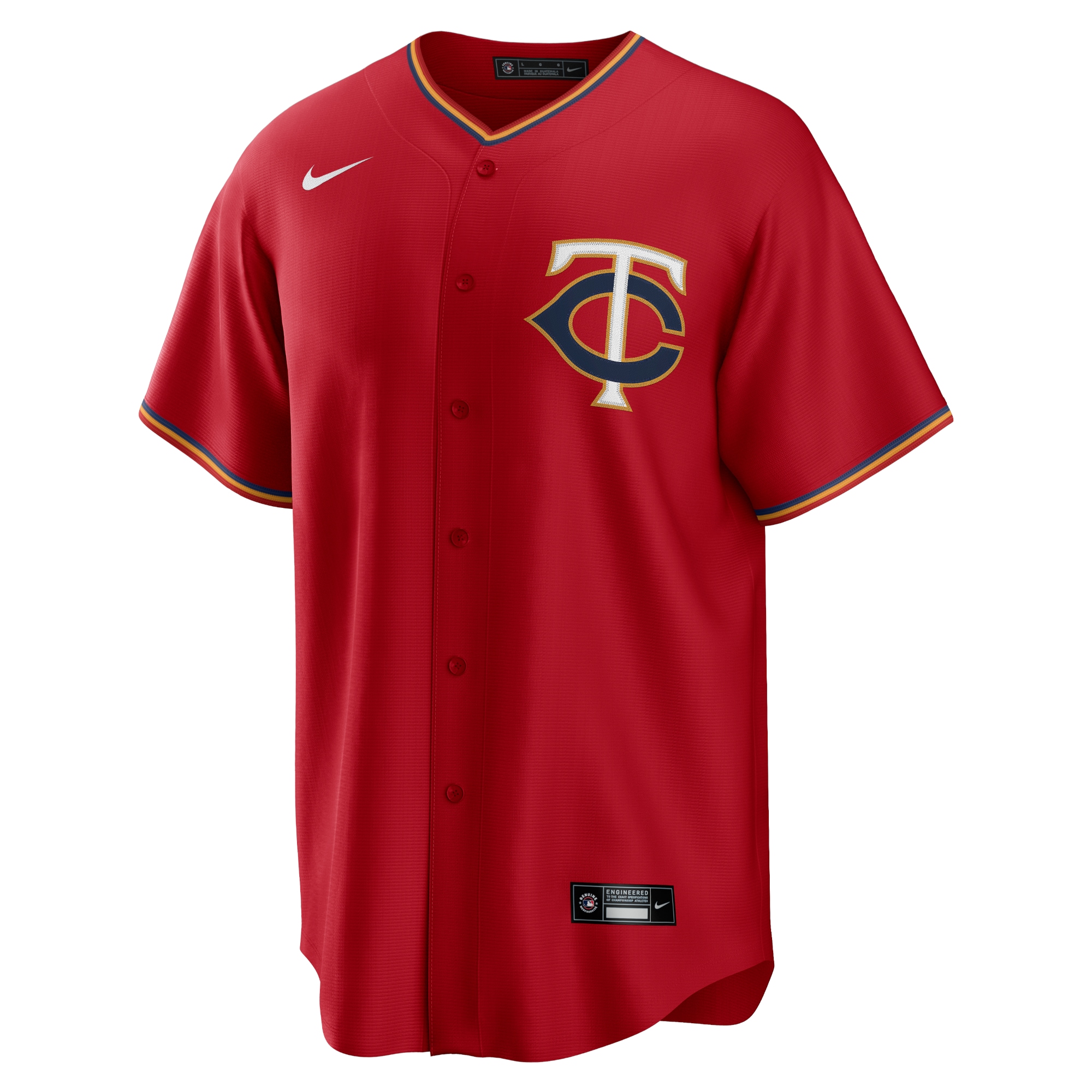 Minnesota TwinsAlternate Replica Team Jersey - Red