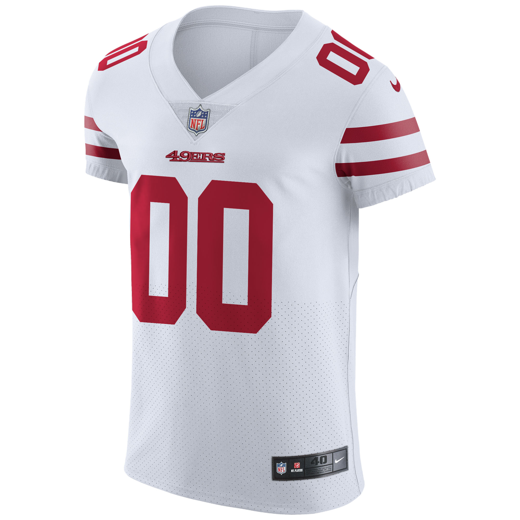 San Francisco 49ersVapor Untouchable Elite Custom Jersey - White