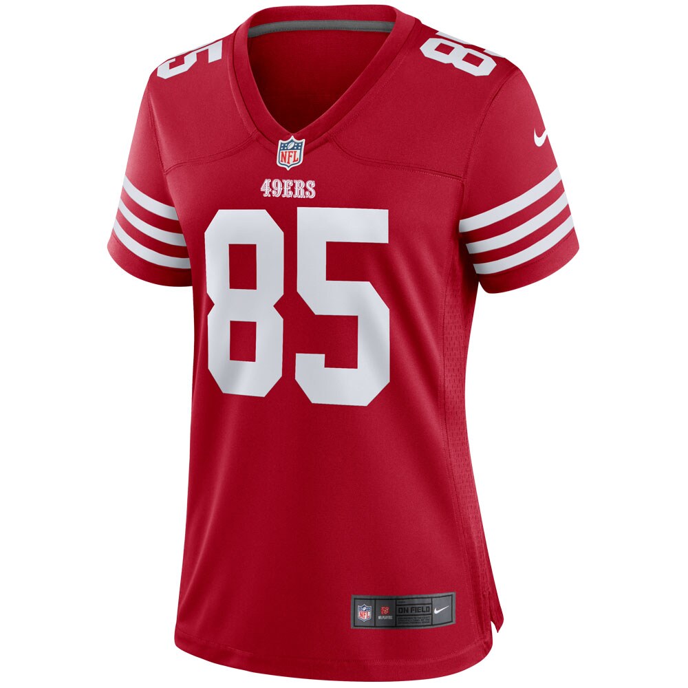 George Kittle San Francisco 49ers Women's Player Game Jersey - Scarlet