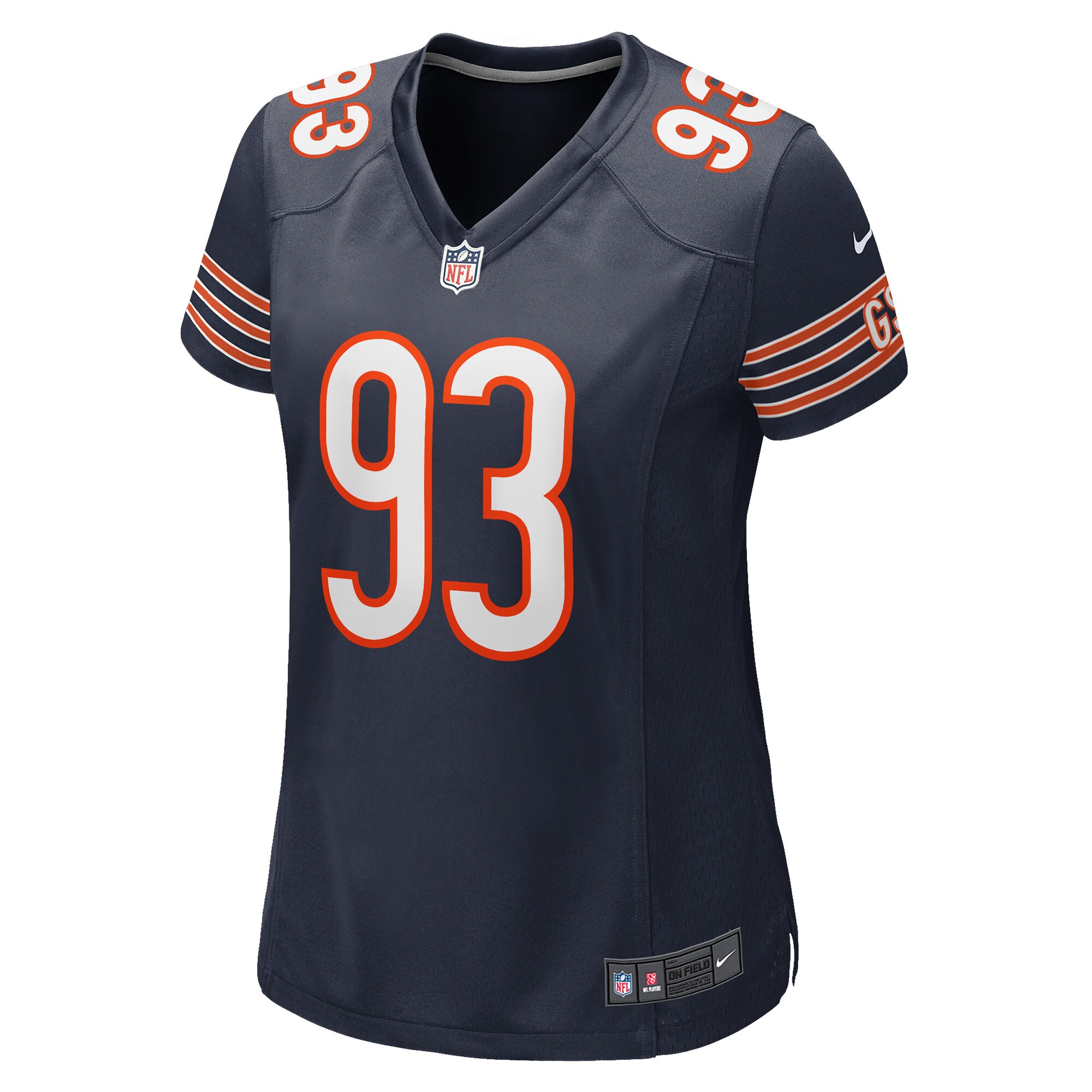 Justin Jones Chicago Bears Women's Game Player Jersey - Navy