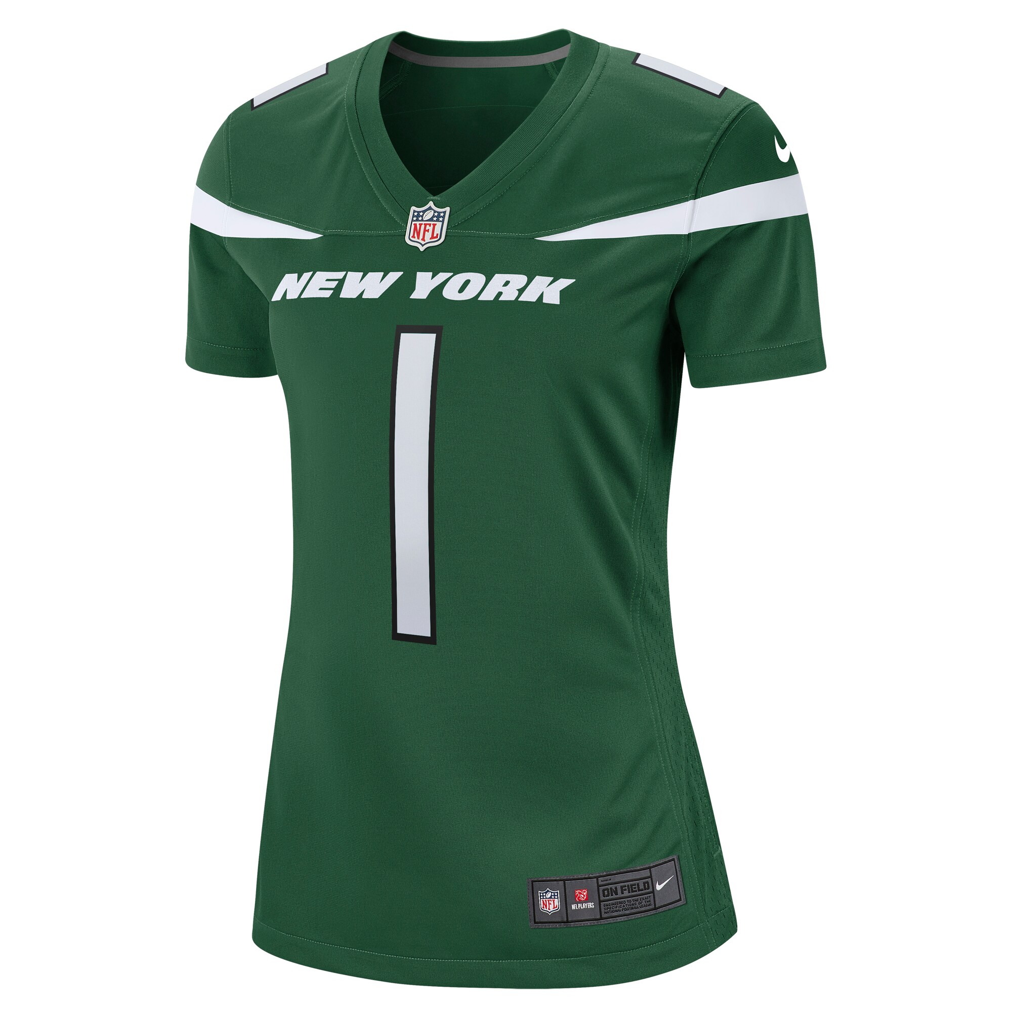 Number 1 Mom New York Jets Women's Game Jersey - Gotham Green