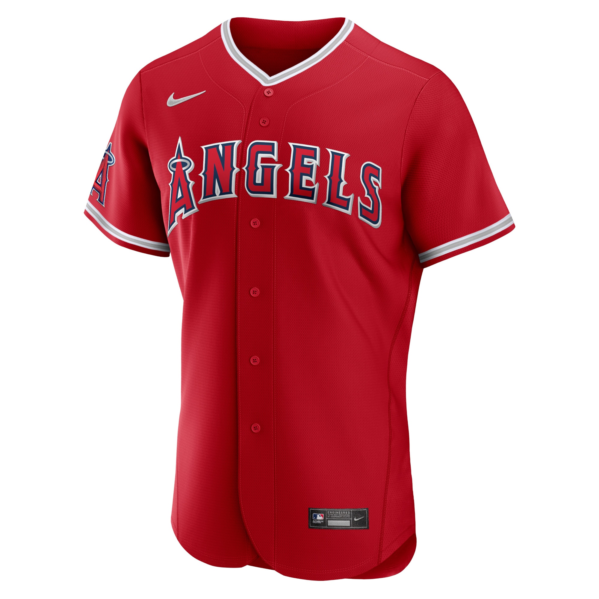 Los Angeles AngelsAlternate Authentic Team Jersey - Red