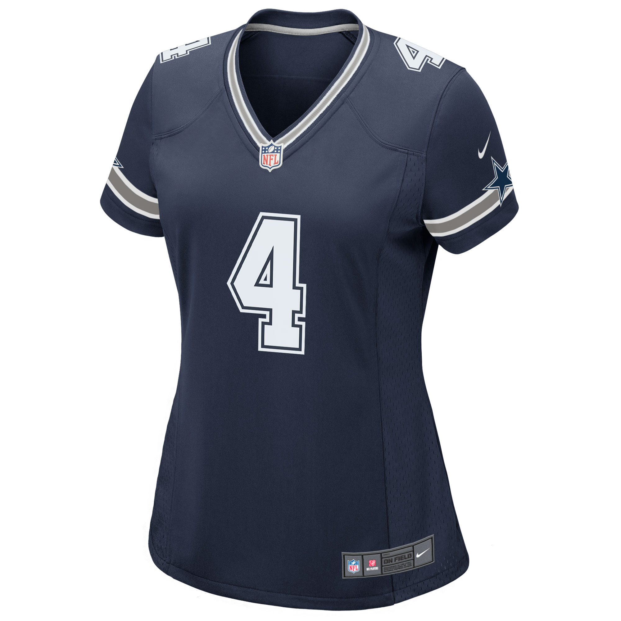 Dak Prescott Dallas Cowboys Women's Game Team Jersey - Navy