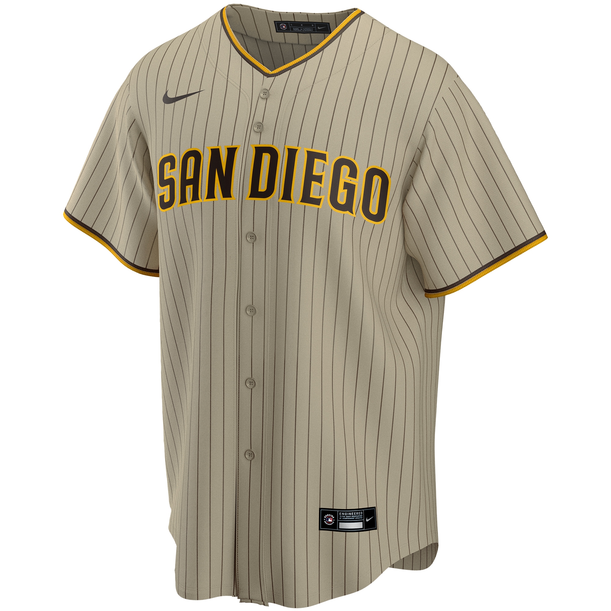 Fernando Tatis Jr. San Diego PadresAlternate Replica Player Jersey - Tan