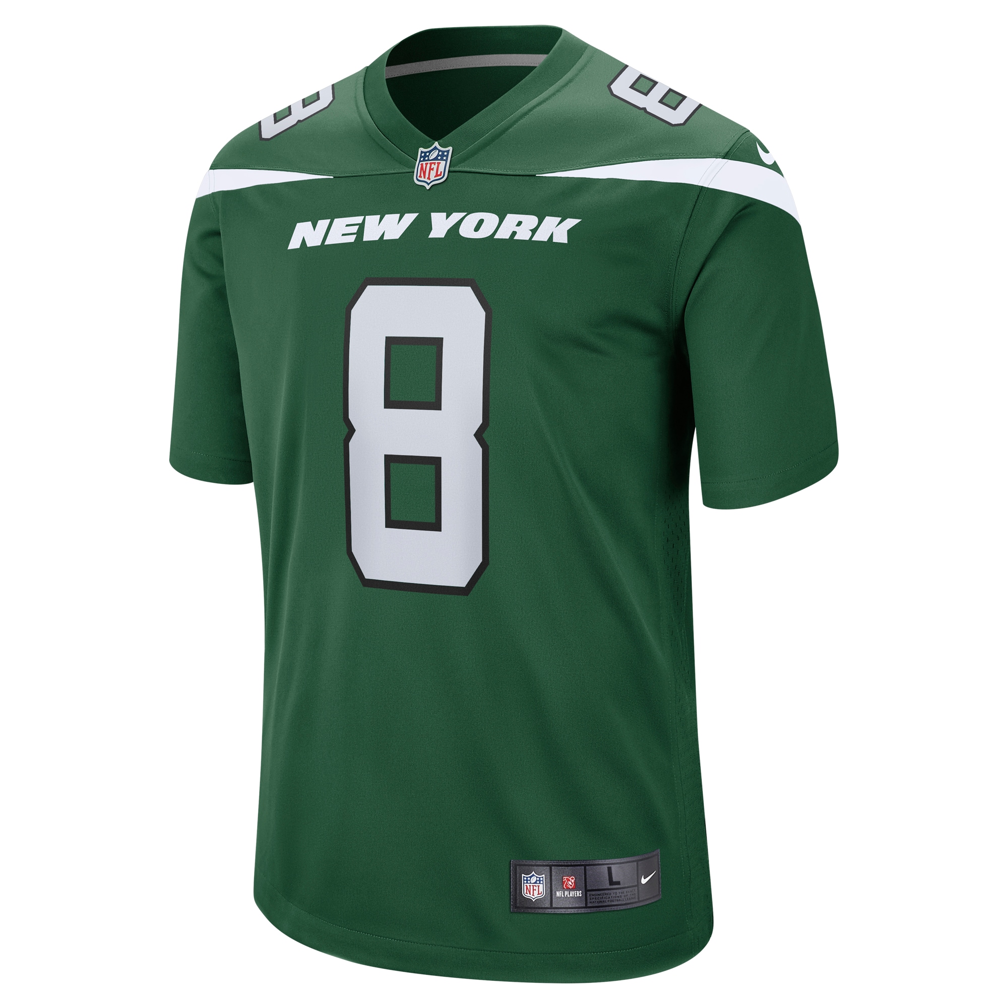 Aaron Rodgers New York JetsYouth Game Jersey - Gotham Green