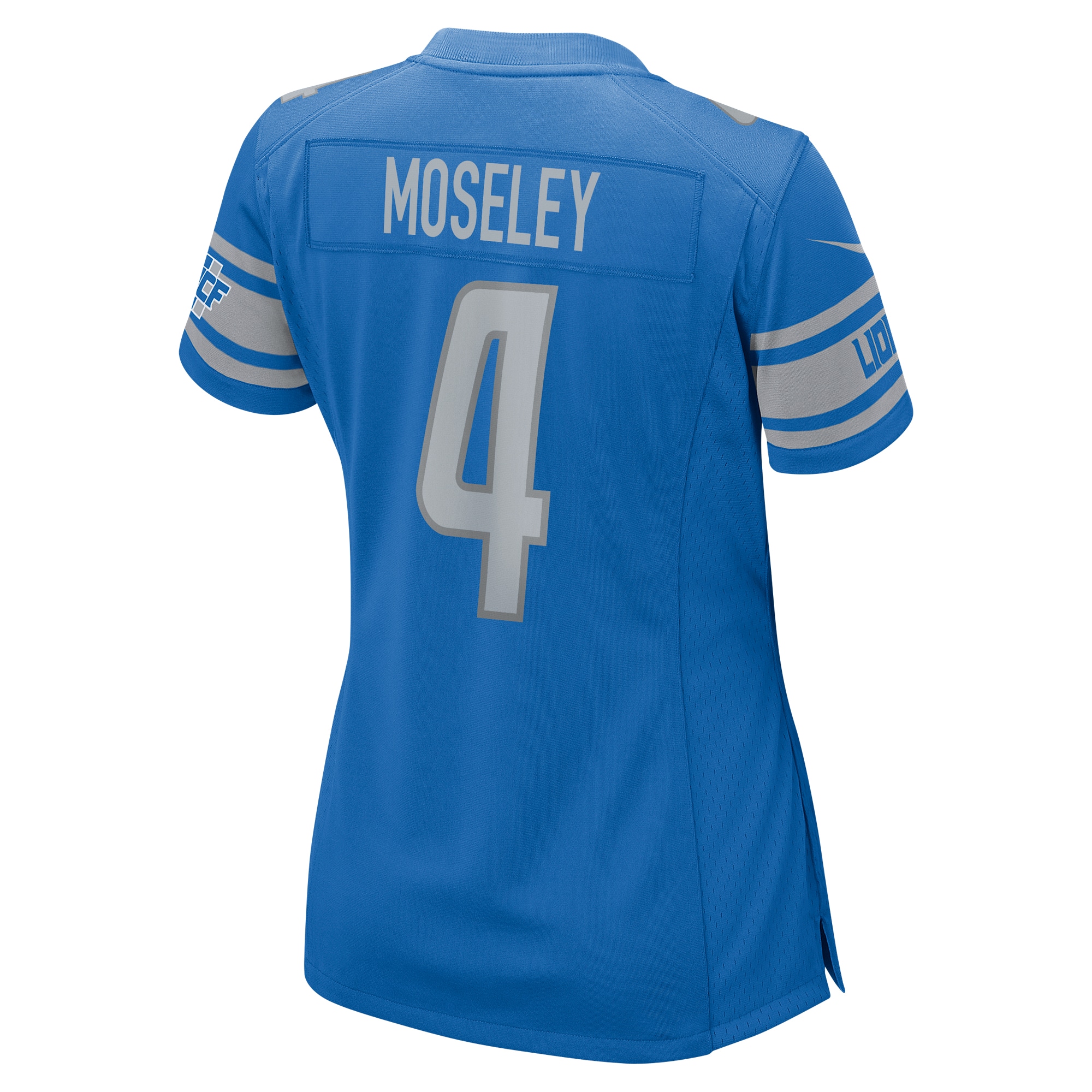 Emmanuel Moseley Detroit Lions Women's Game Jersey - Blue