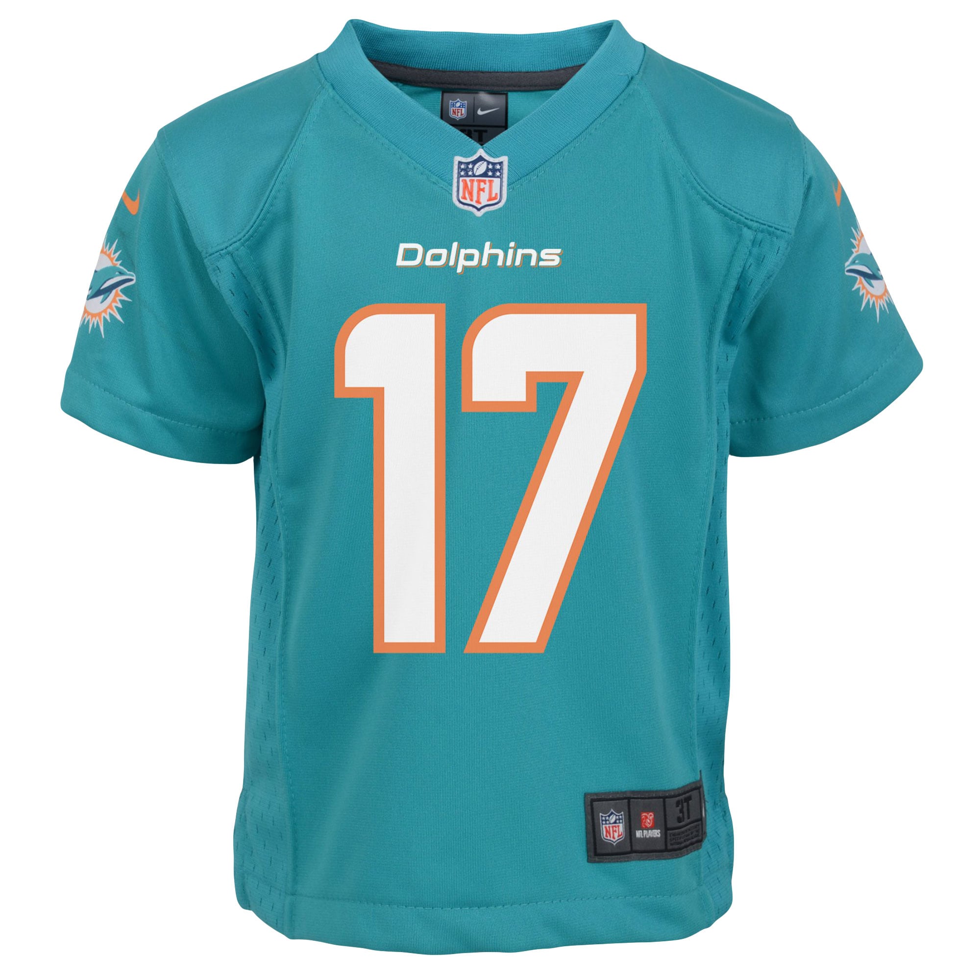 Jaylen Waddle Miami DolphinsPreschool Game Jersey - Aqua