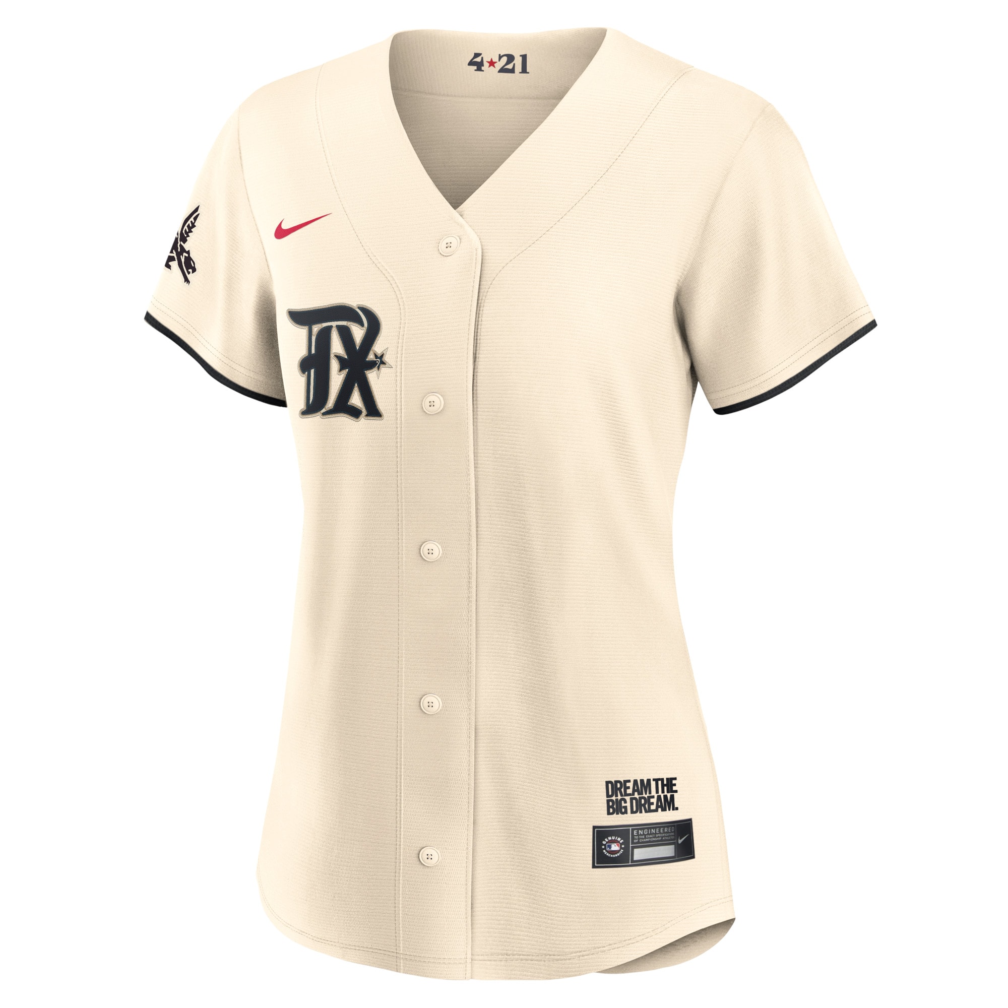 Texas Rangers Women's 2023 City Connect Replica Jersey - Cream