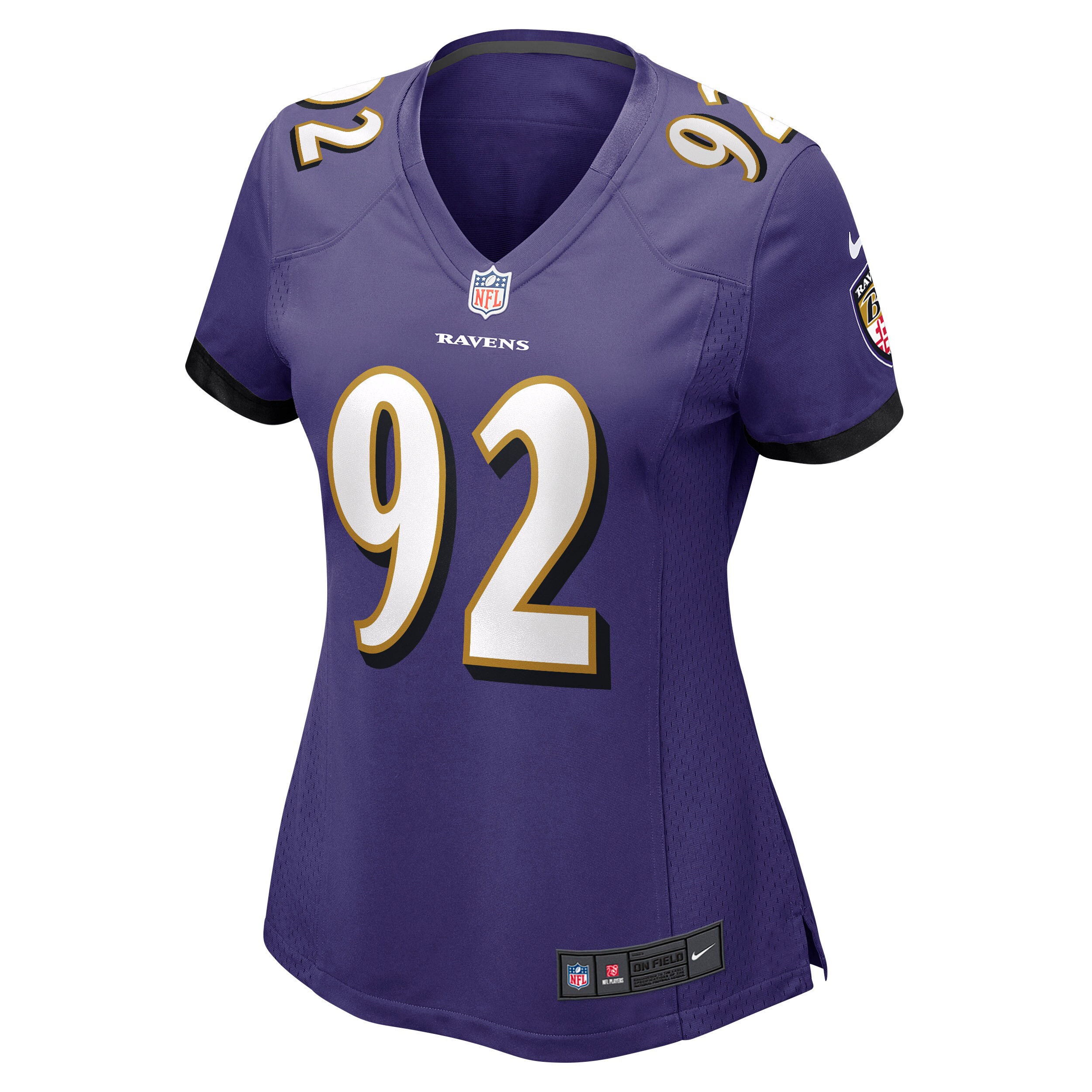 Justin Madubuike Baltimore Ravens Women's Game Jersey - Purple