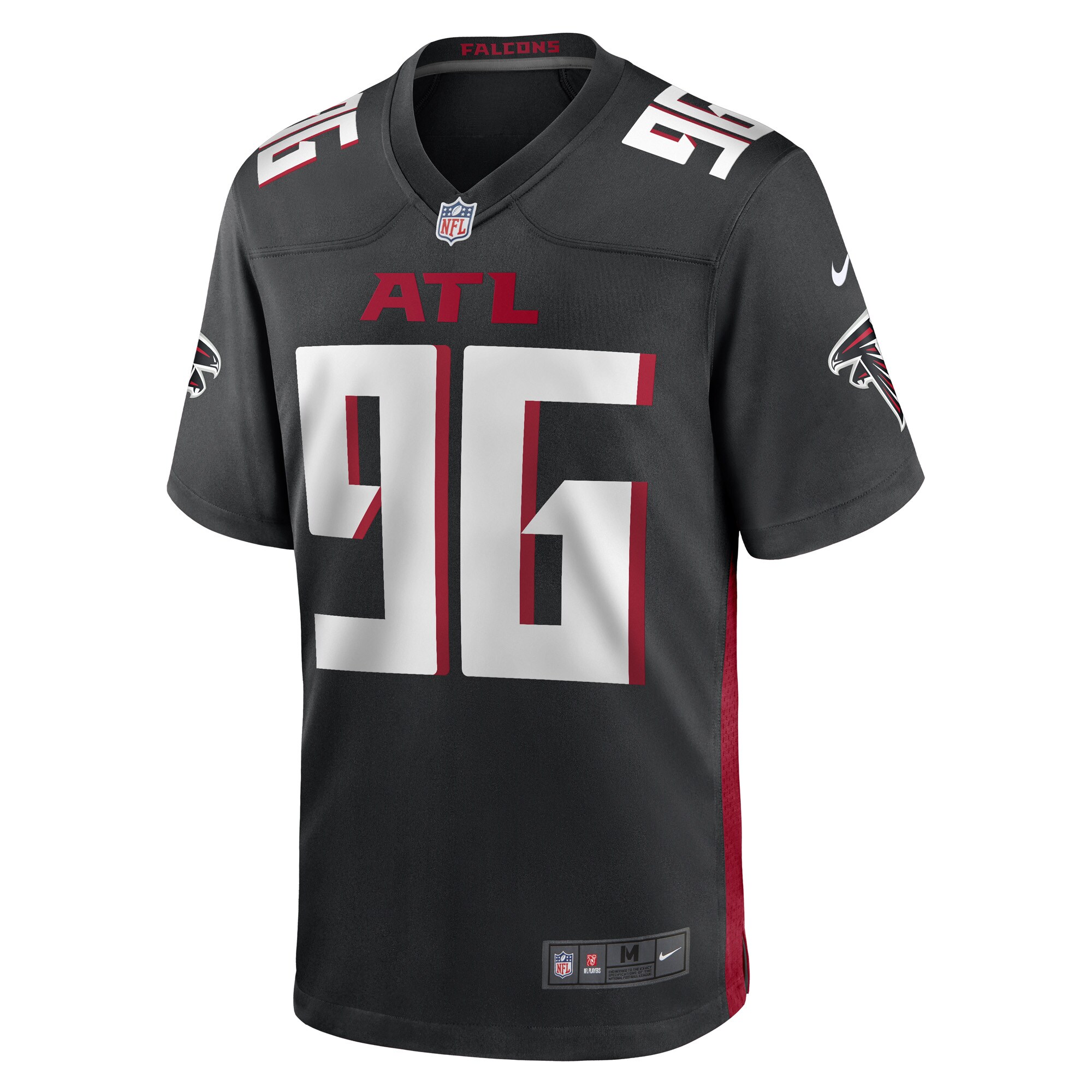 Vincent Taylor Atlanta FalconsGame Player Jersey - Black