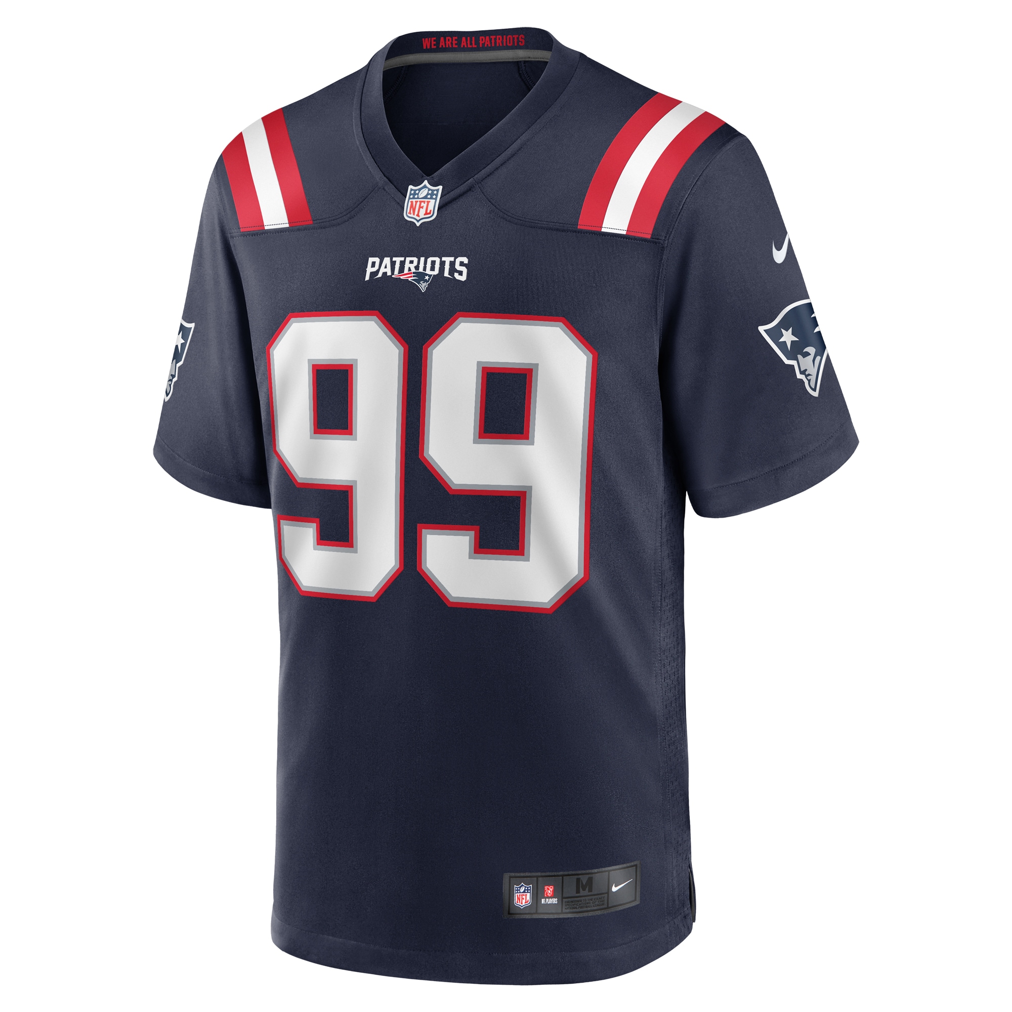 Jamie Collins Sr. New England PatriotsHome Game Player Jersey - Navy