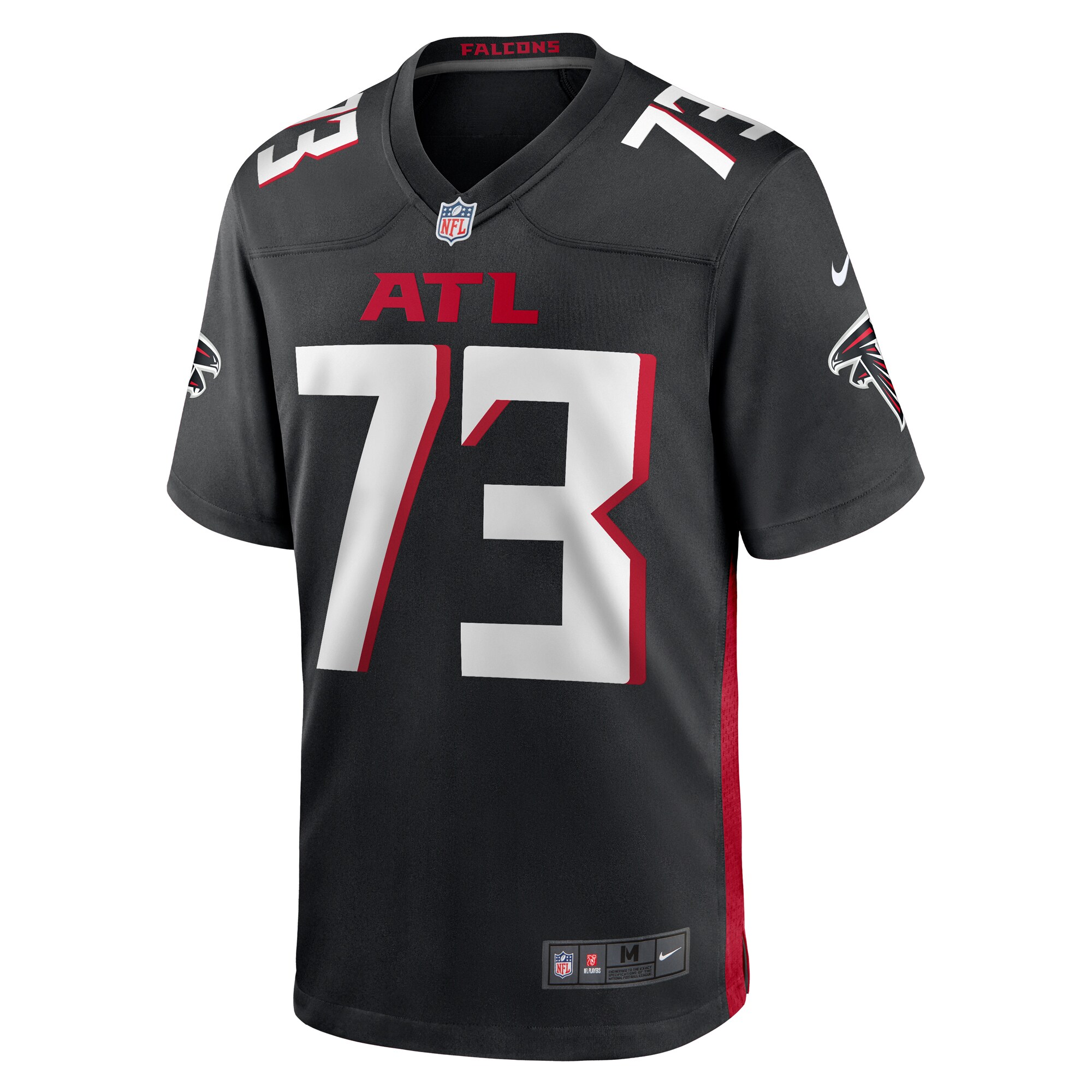 Tyler Vrabel Atlanta FalconsPlayer Game Jersey - Black