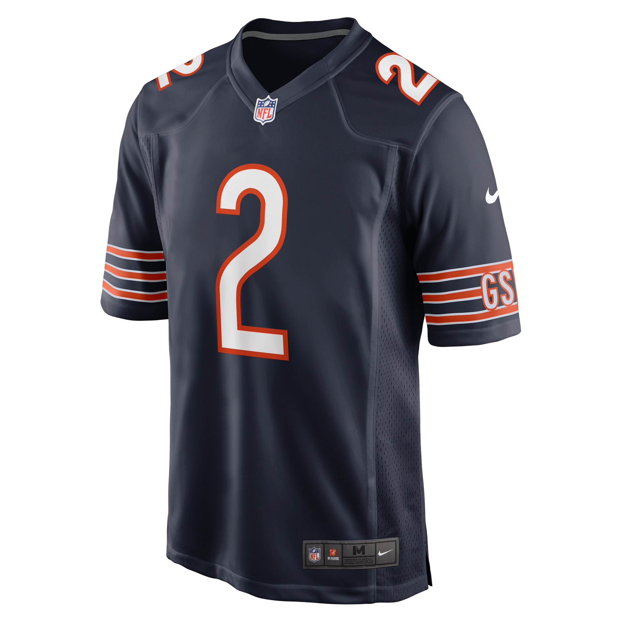 D.J. Moore Chicago BearsTeam Color Game Jersey - Navy