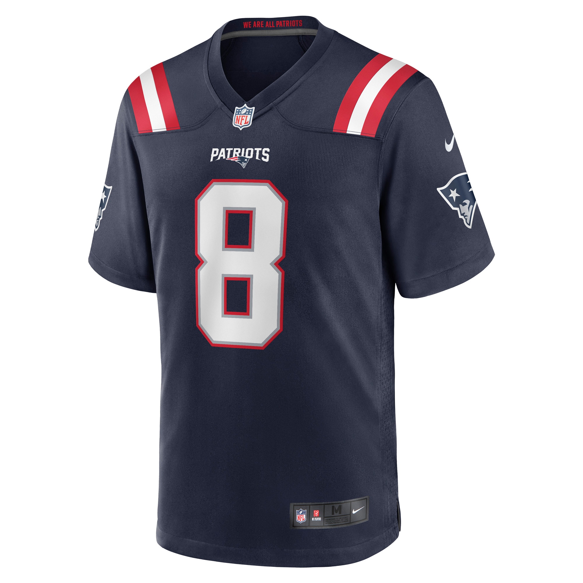 Ja'Whaun Bentley New England PatriotsGame Player Jersey - Navy