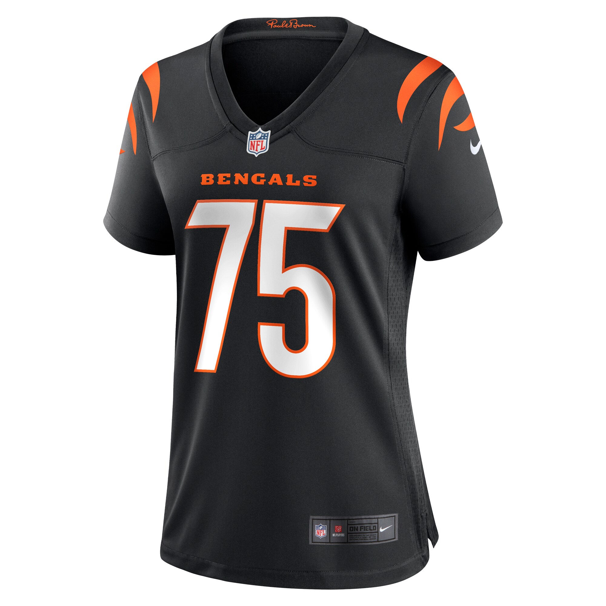 Orlando Brown Jr. Cincinnati Bengals Women's Team Game Jersey - Black