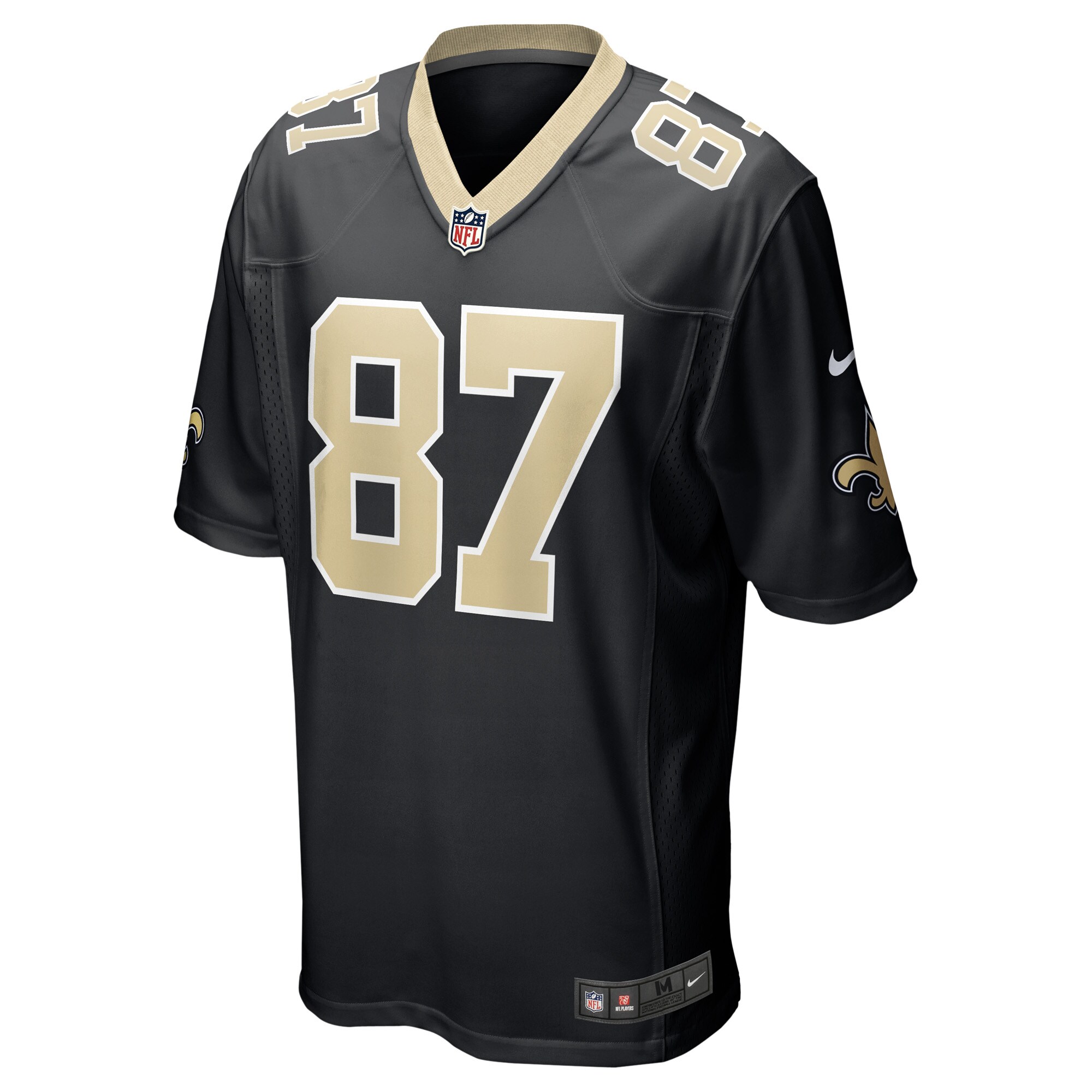 Lucas Krull New Orleans SaintsGame Player Jersey - Black
