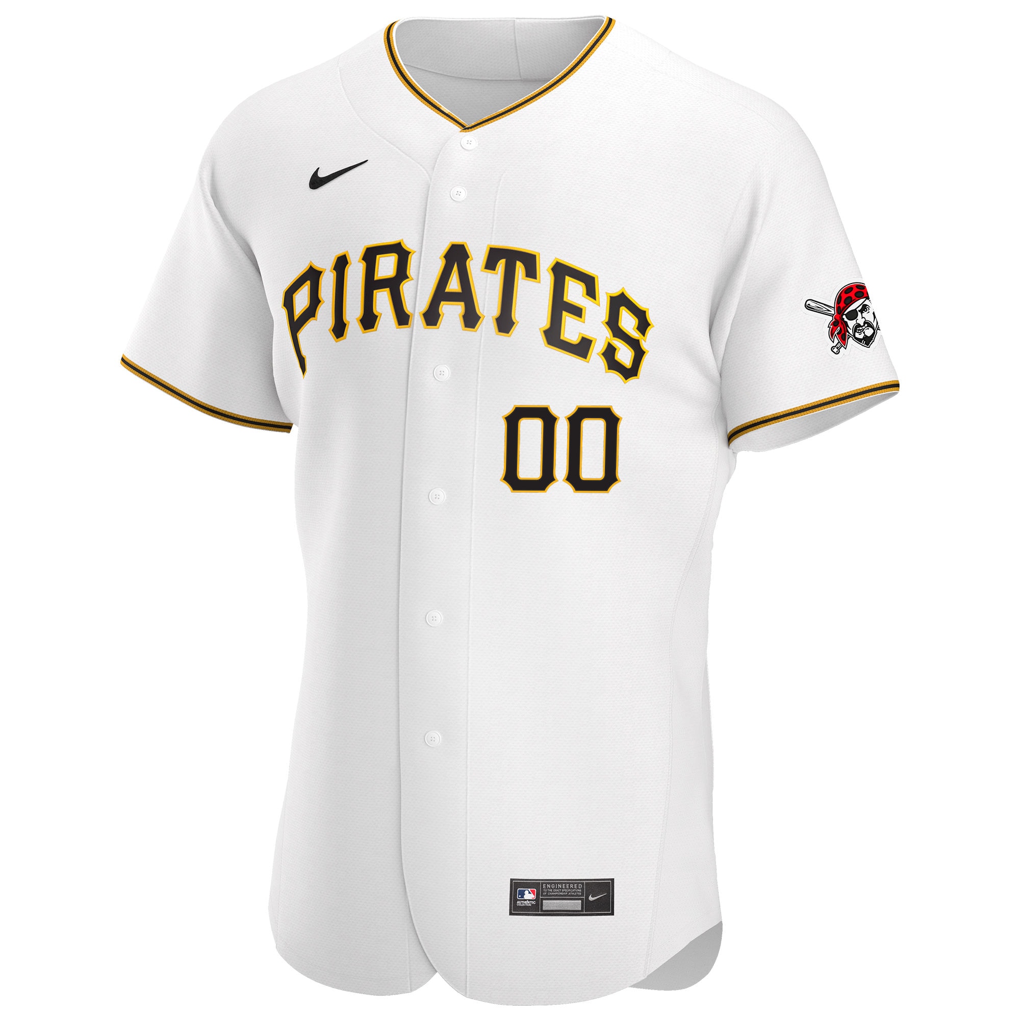 Pittsburgh PiratesHome Pick-A-Player Retired Roster Authentic Jersey - White