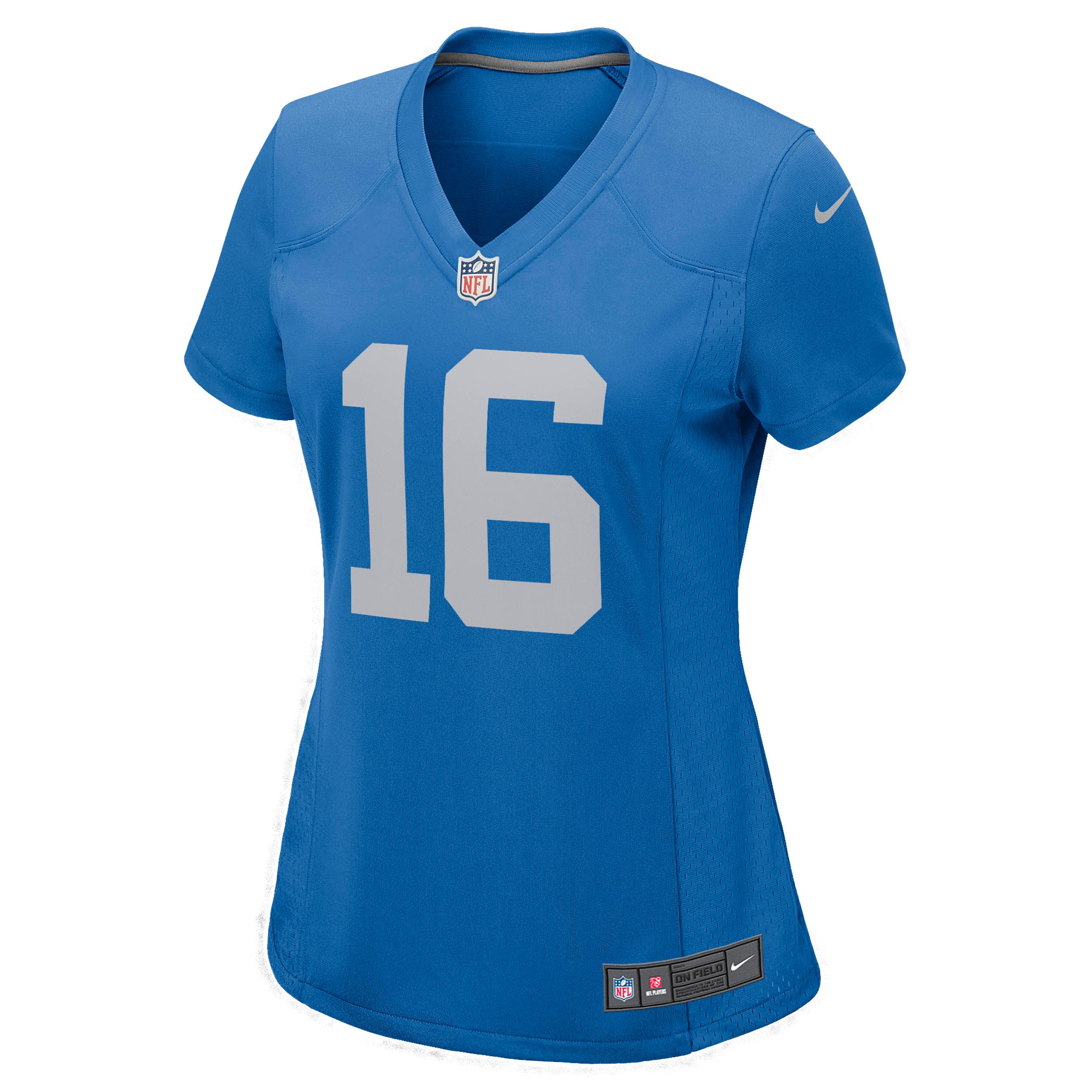 Jared Goff Detroit Lions Women's Game Player Jersey - Blue