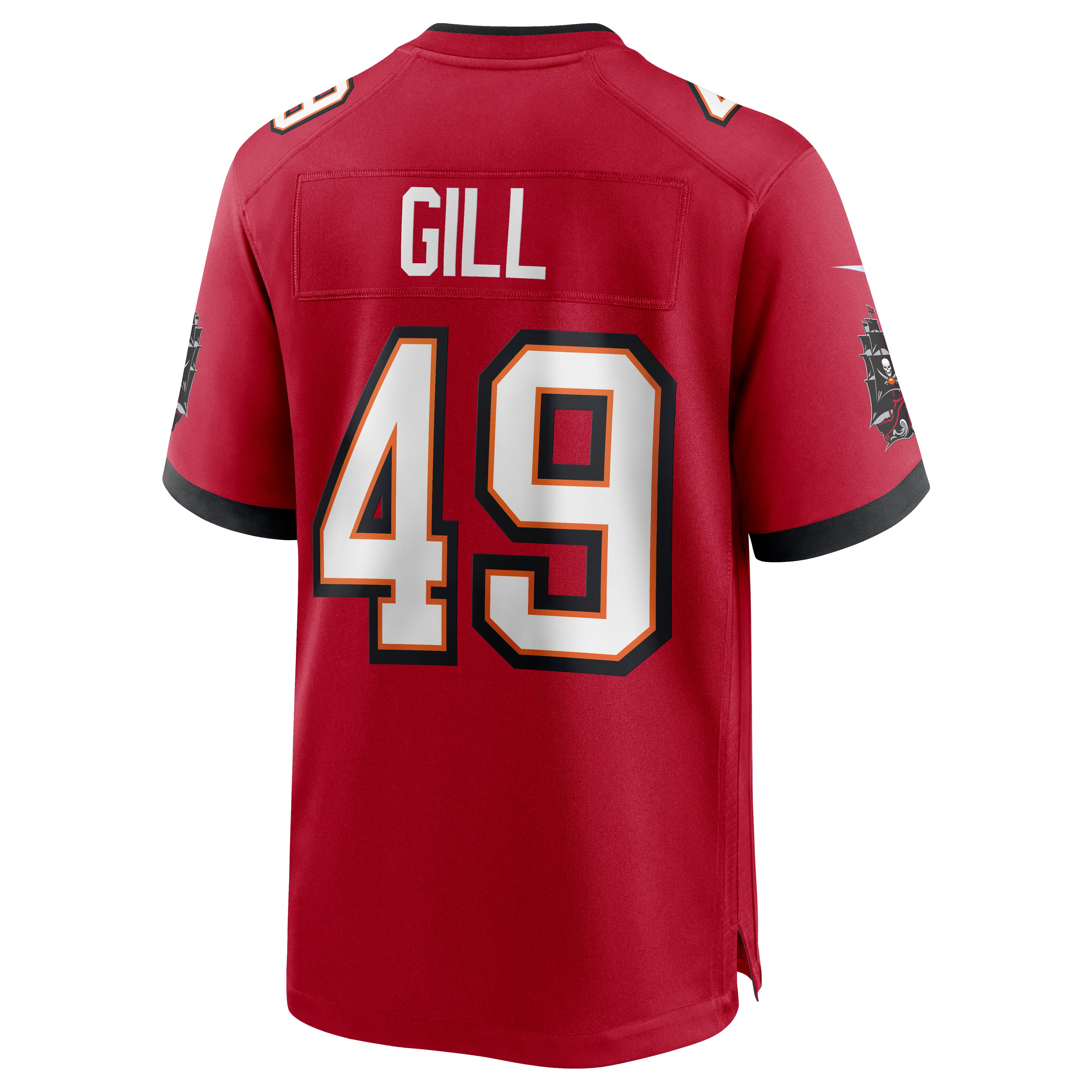 Cam Gill Tampa Bay BuccaneersGame Jersey - Red