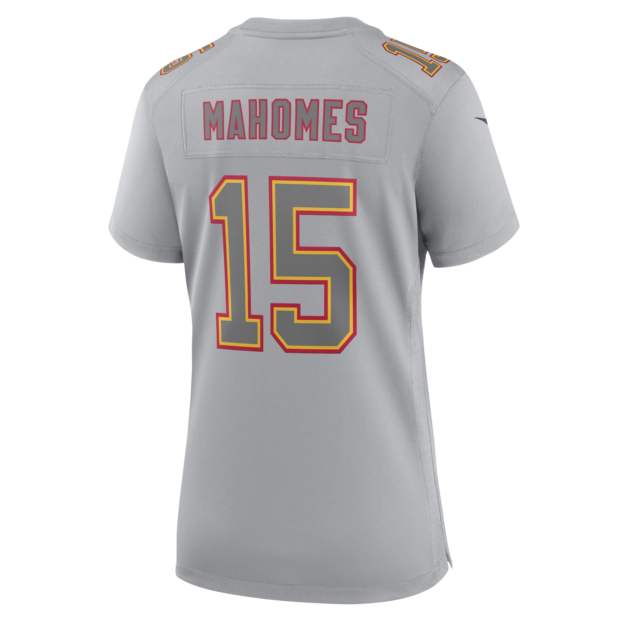 Patrick Mahomes Kansas City Chiefs Women's Super Bowl LVII Patch Atmosphere Fashion Game Jersey - Gray