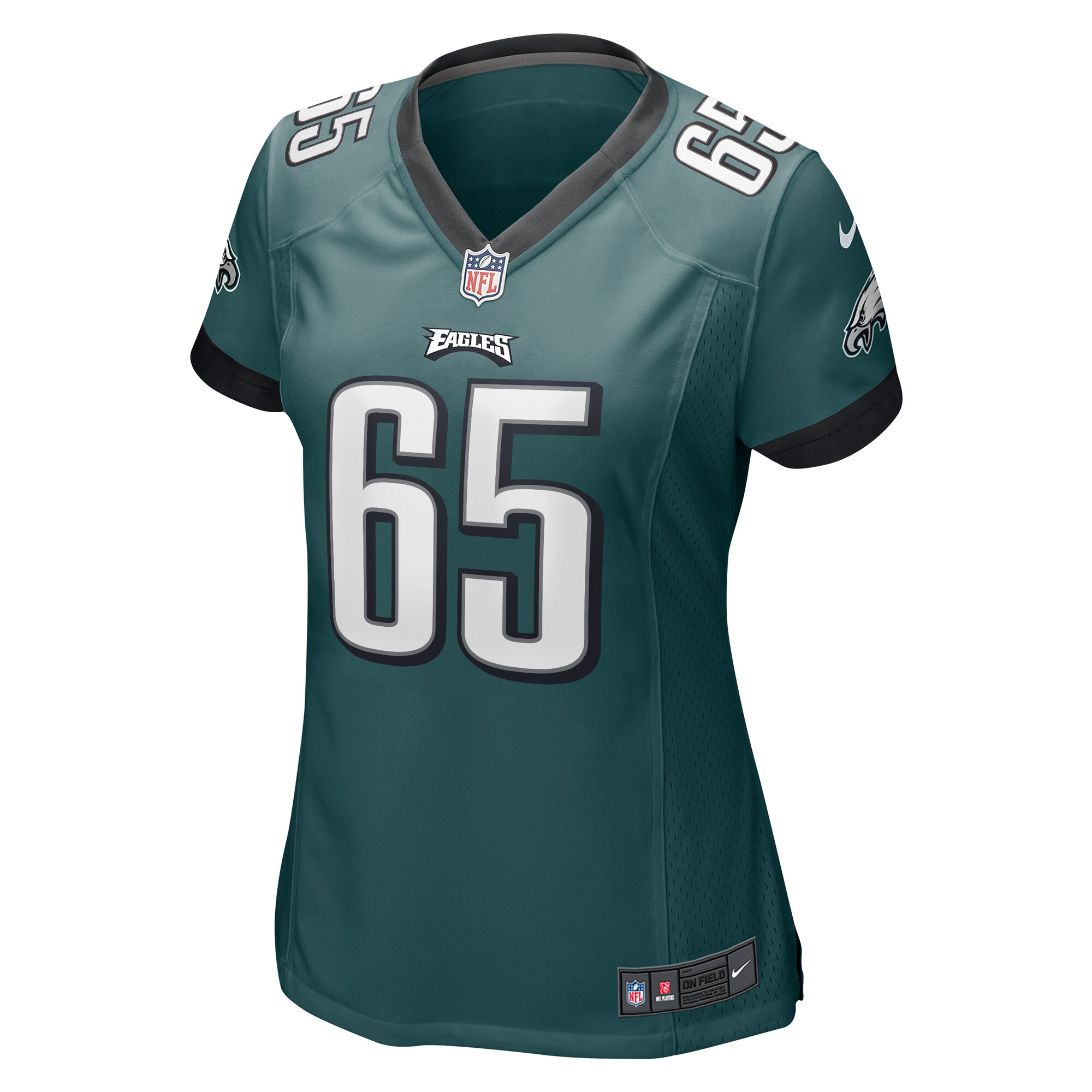 Lane Johnson Philadelphia Eagles Women's Game Jersey - Midnight Green