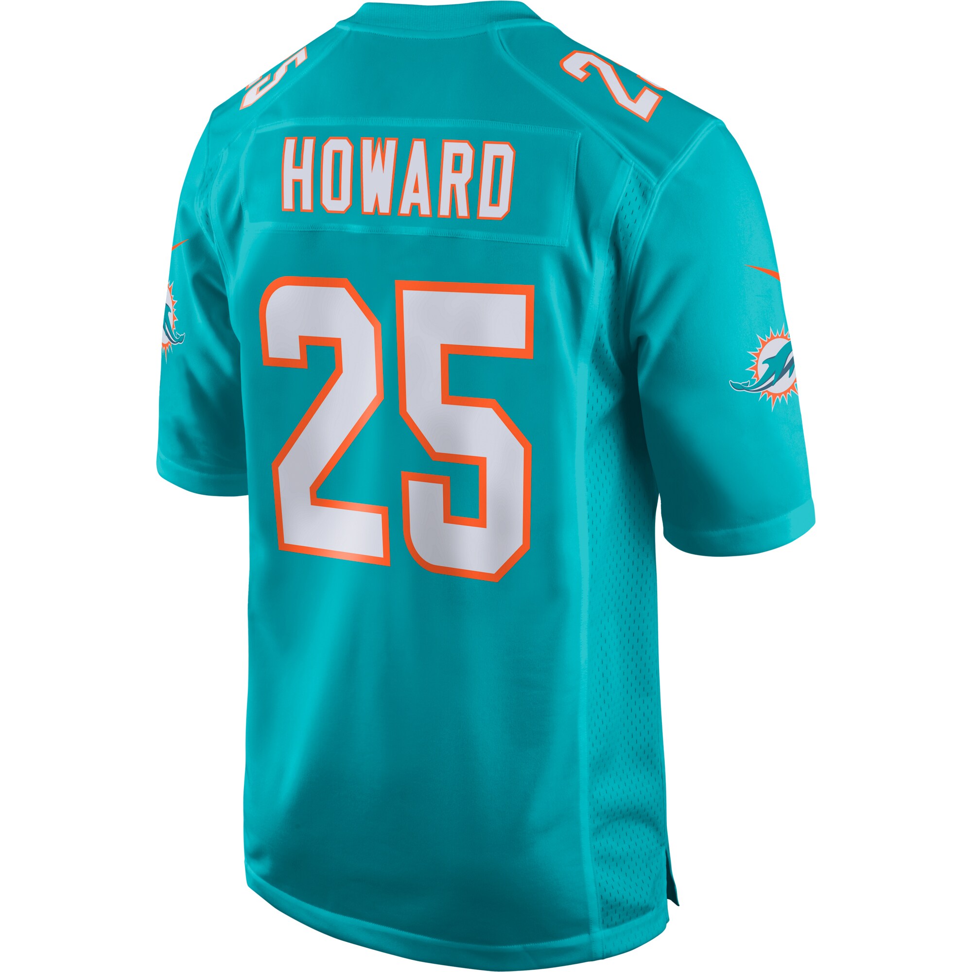 Xavien Howard Miami DolphinsGame Jersey - Aqua
