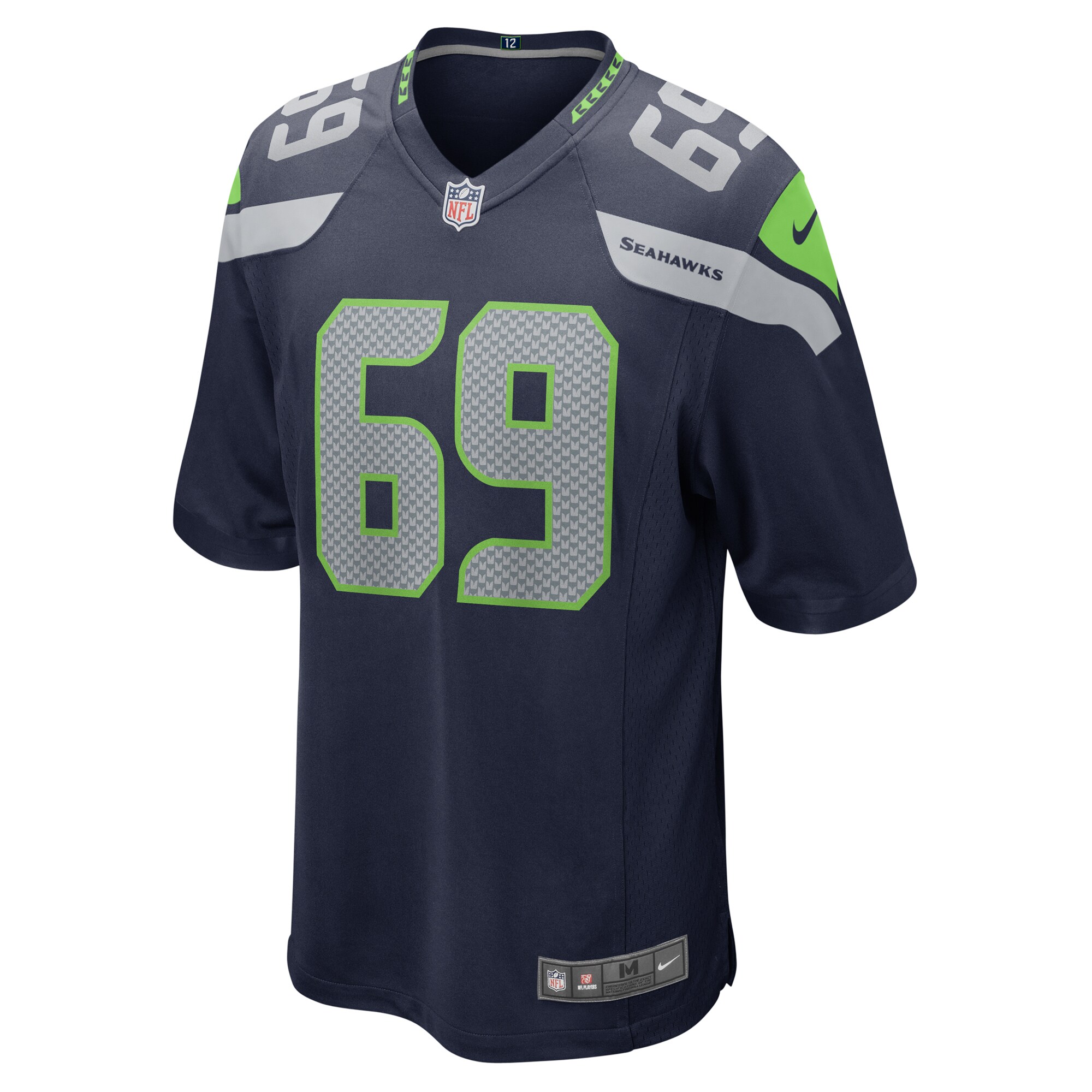 Tyler Ott Seattle SeahawksGame Jersey - College Navy