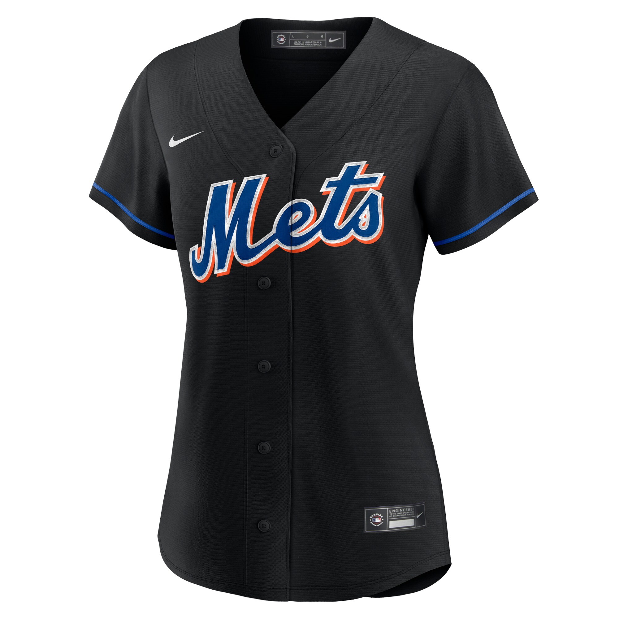 Pete Alonso New York Mets Women's 2022 Alternate Replica Player Jersey - Black