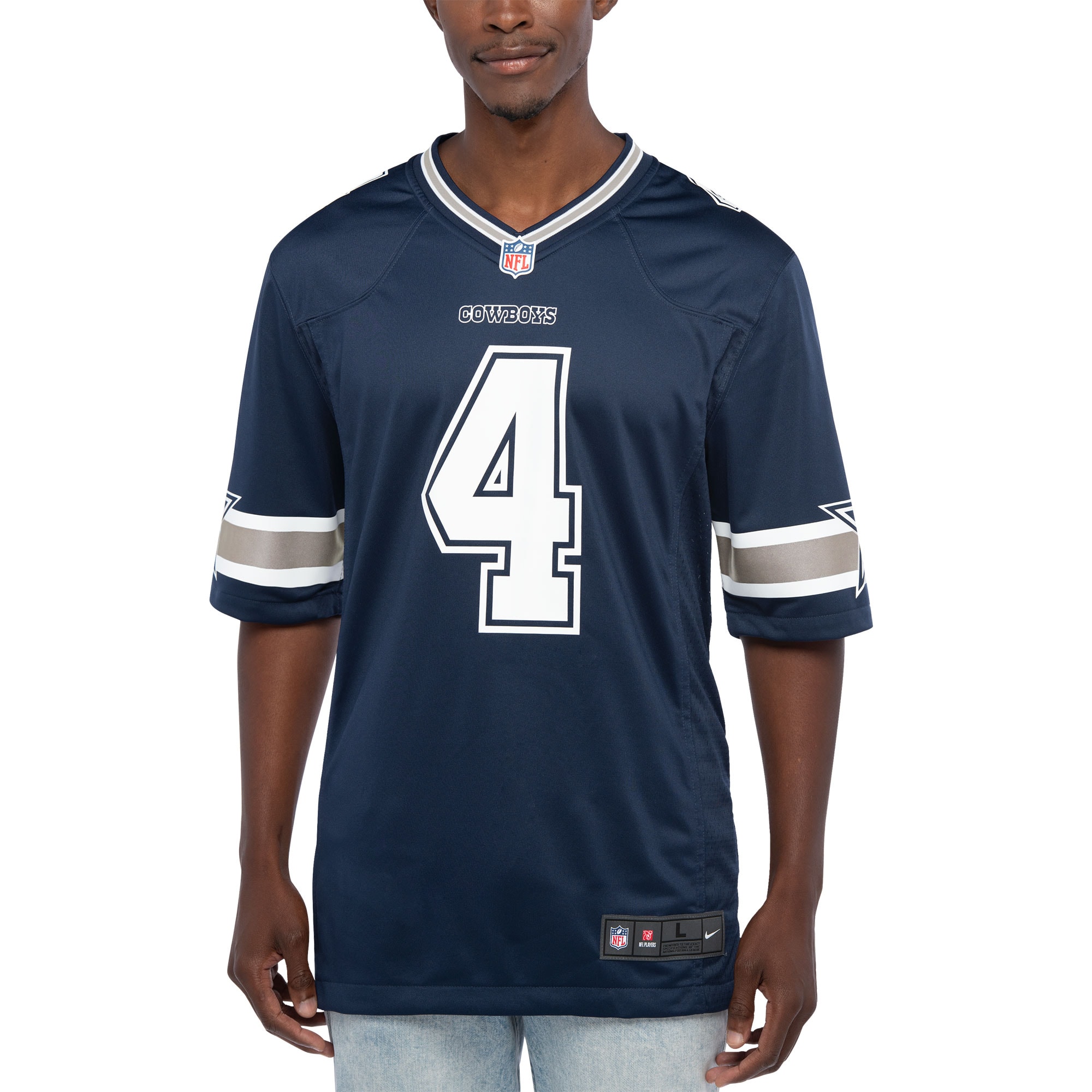 Dak Prescott Dallas CowboysGame Team Jersey - Navy