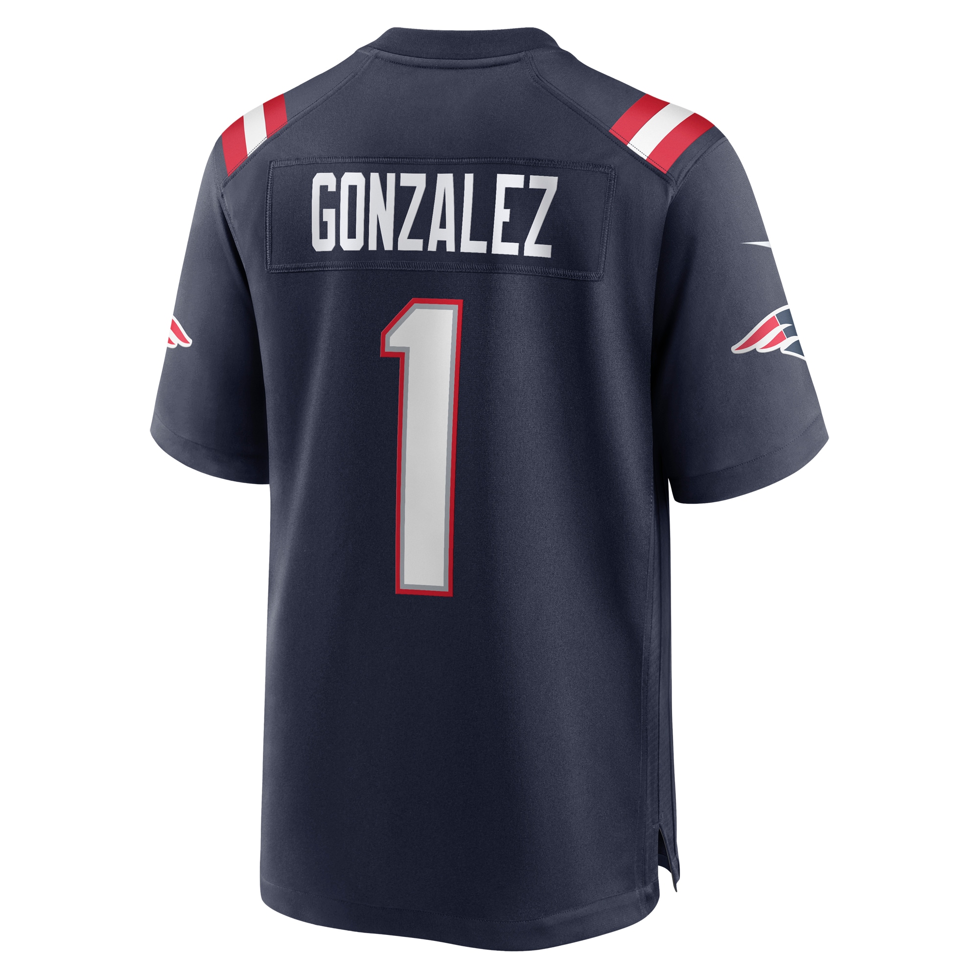 Christian Gonzalez New England PatriotsYouth 2023 NFL Draft First Round Pick Game Jersey - Navy