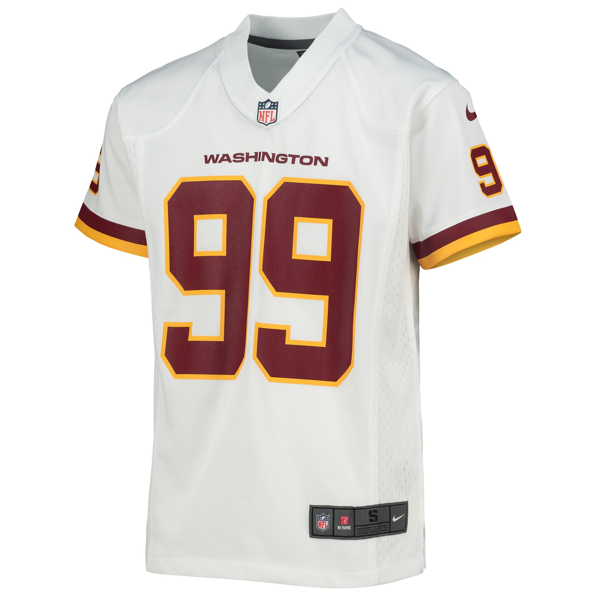 Chase Young Washington Football TeamYouth Game Jersey - White