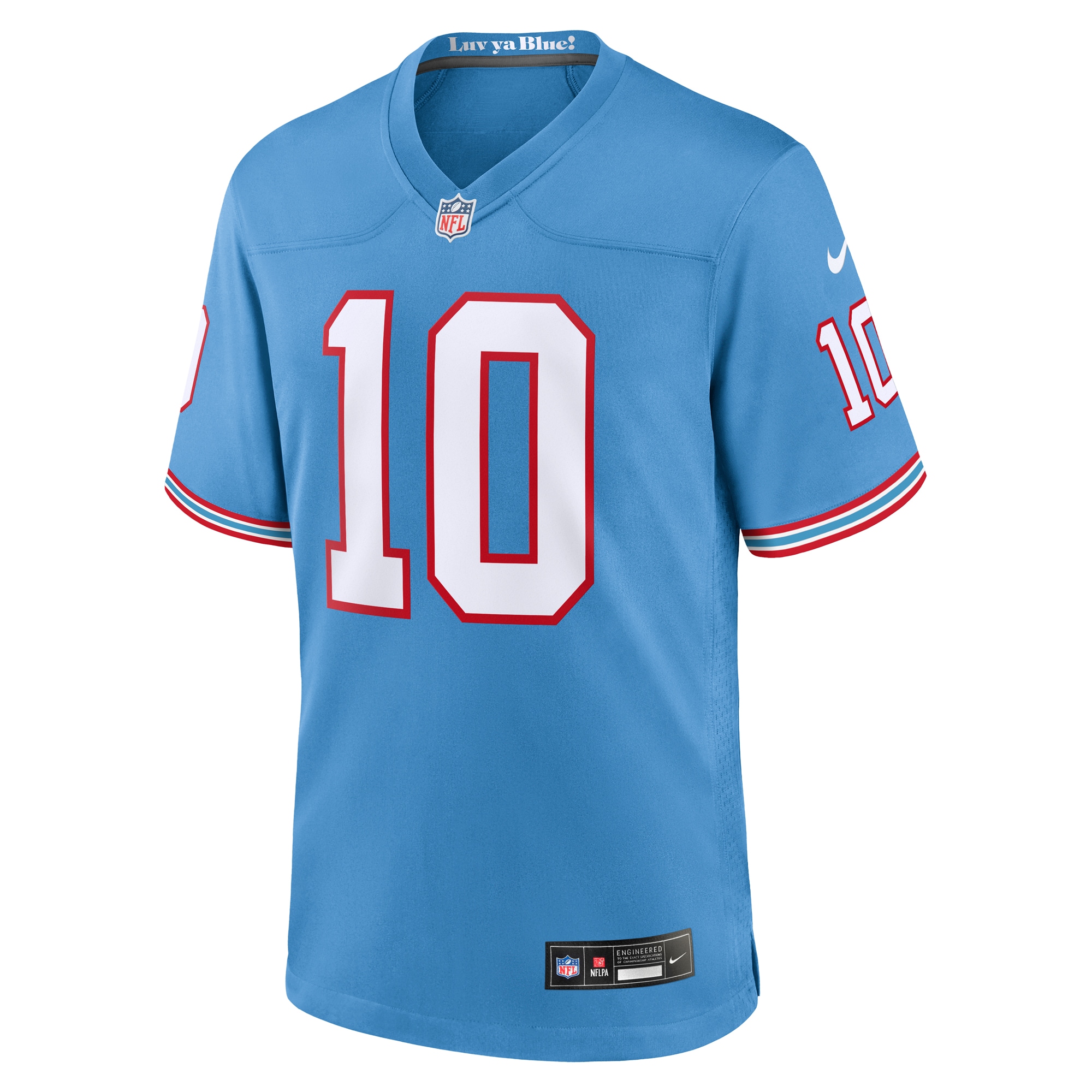 DeAndre Hopkins Tennessee TitansOilers Throwback Player Game Jersey - Light Blue