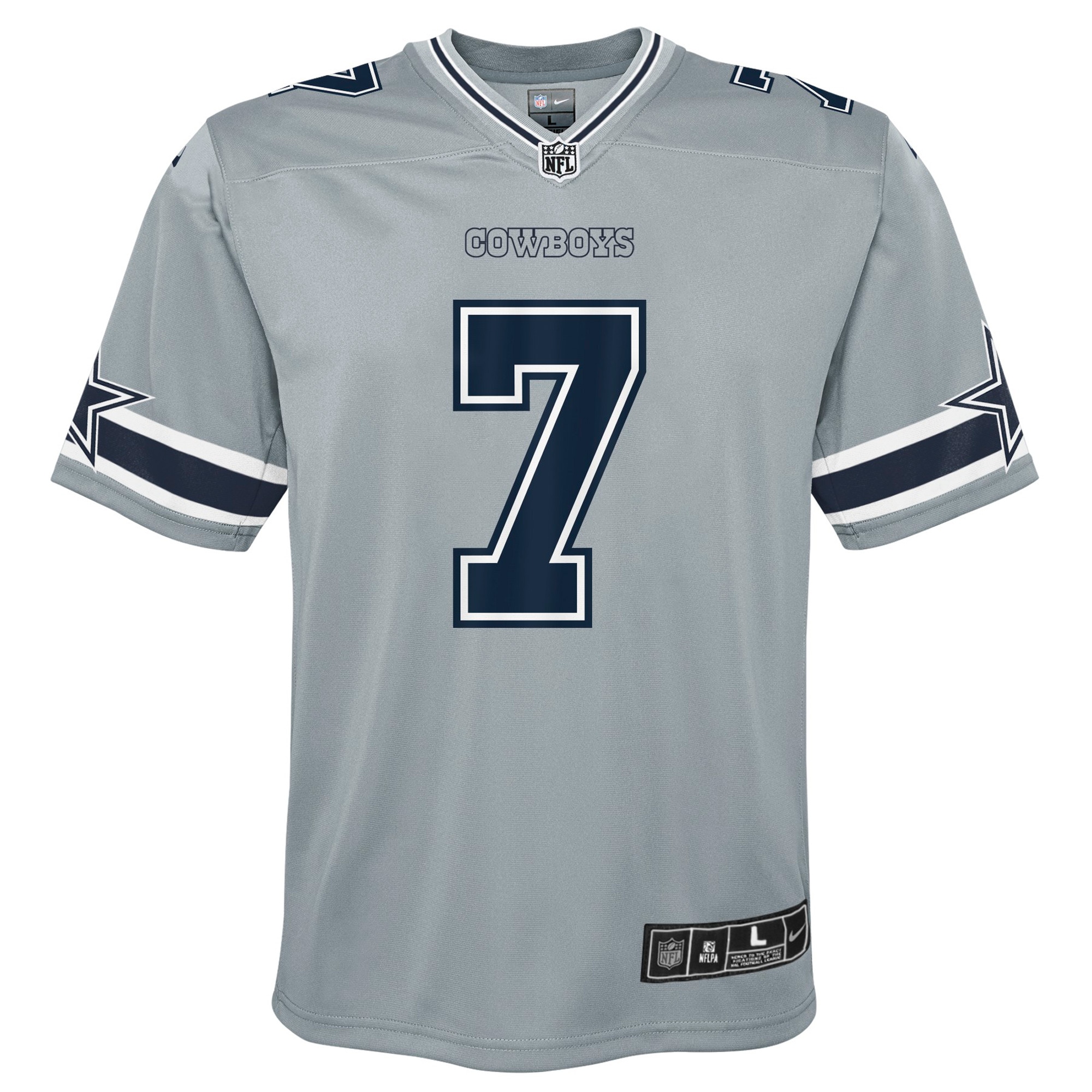 Trevon Diggs Dallas CowboysYouth Inverted Game Jersey - Silver