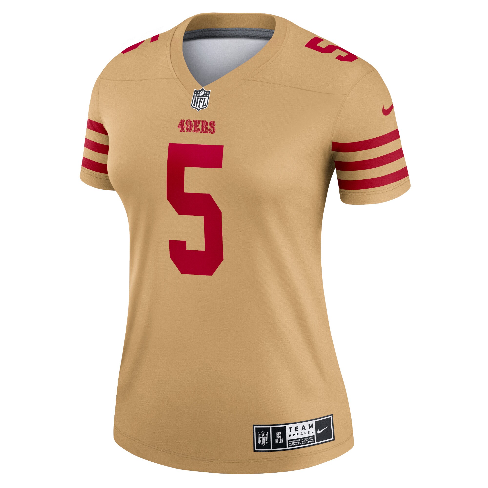 Trey Lance San Francisco 49ers Women's Team Inverted Legend Jersey - Gold