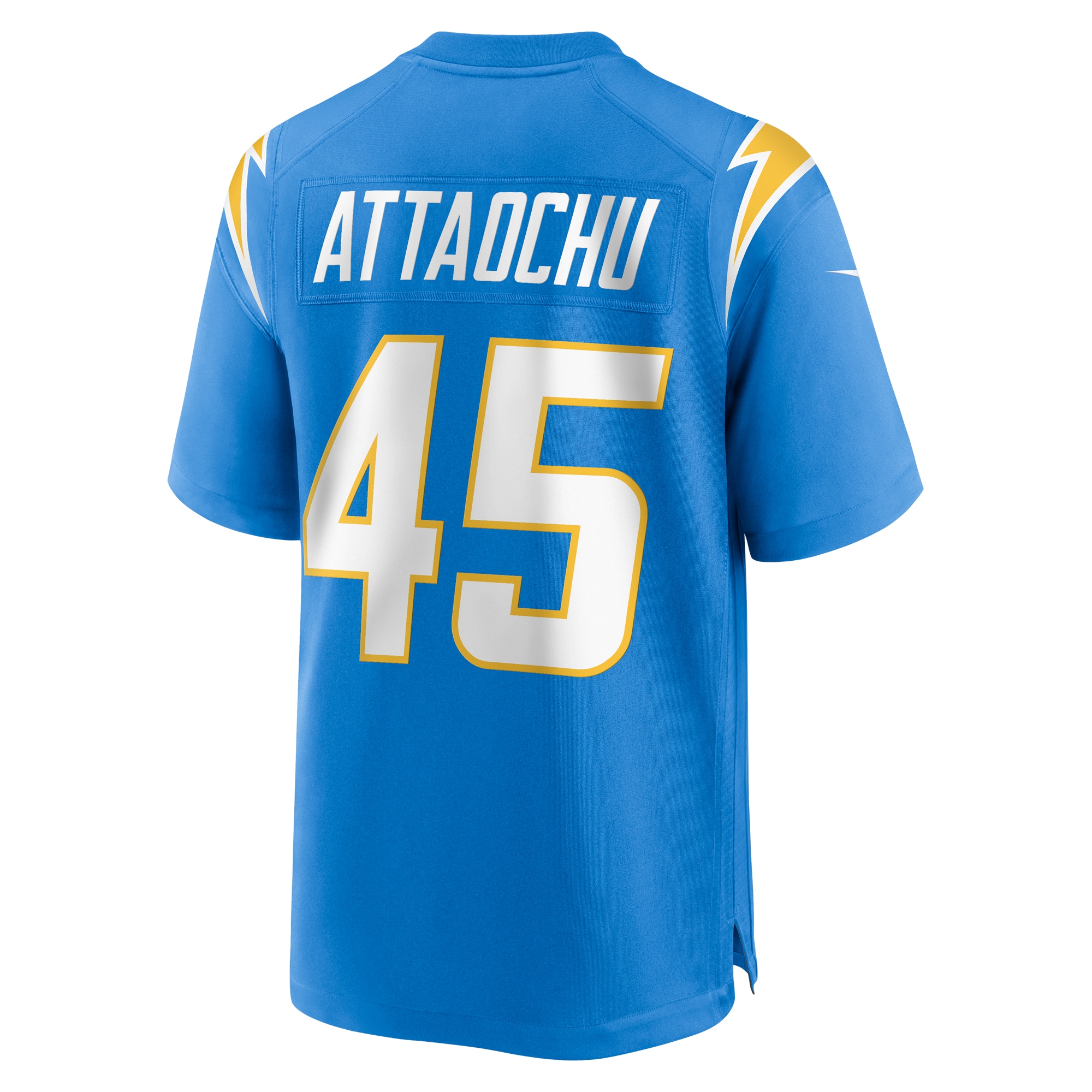 Jeremiah Attaochu Los Angeles ChargersHome Game Player Jersey - Powder Blue