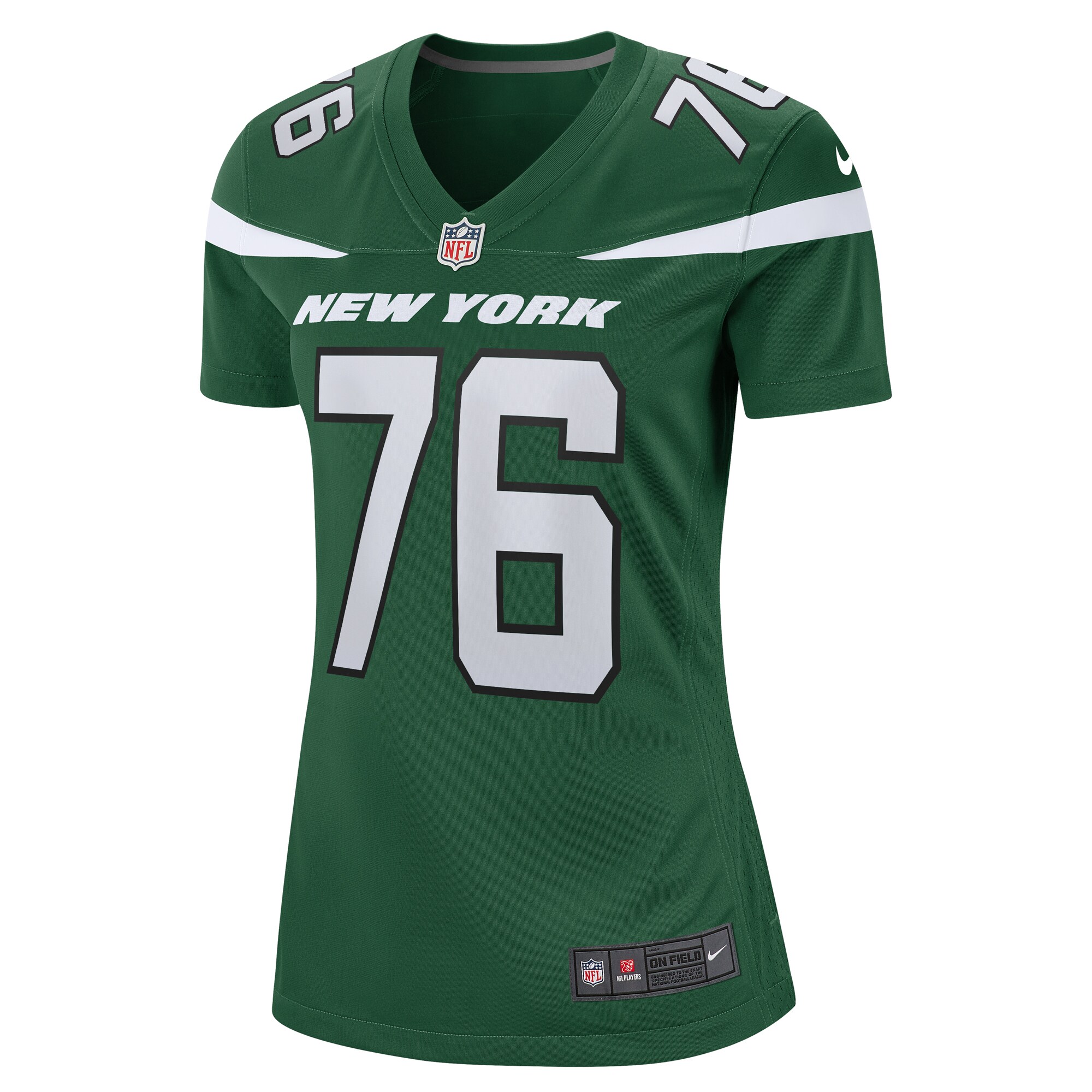 George Fant New York Jets Women's Game Jersey - Gotham Green