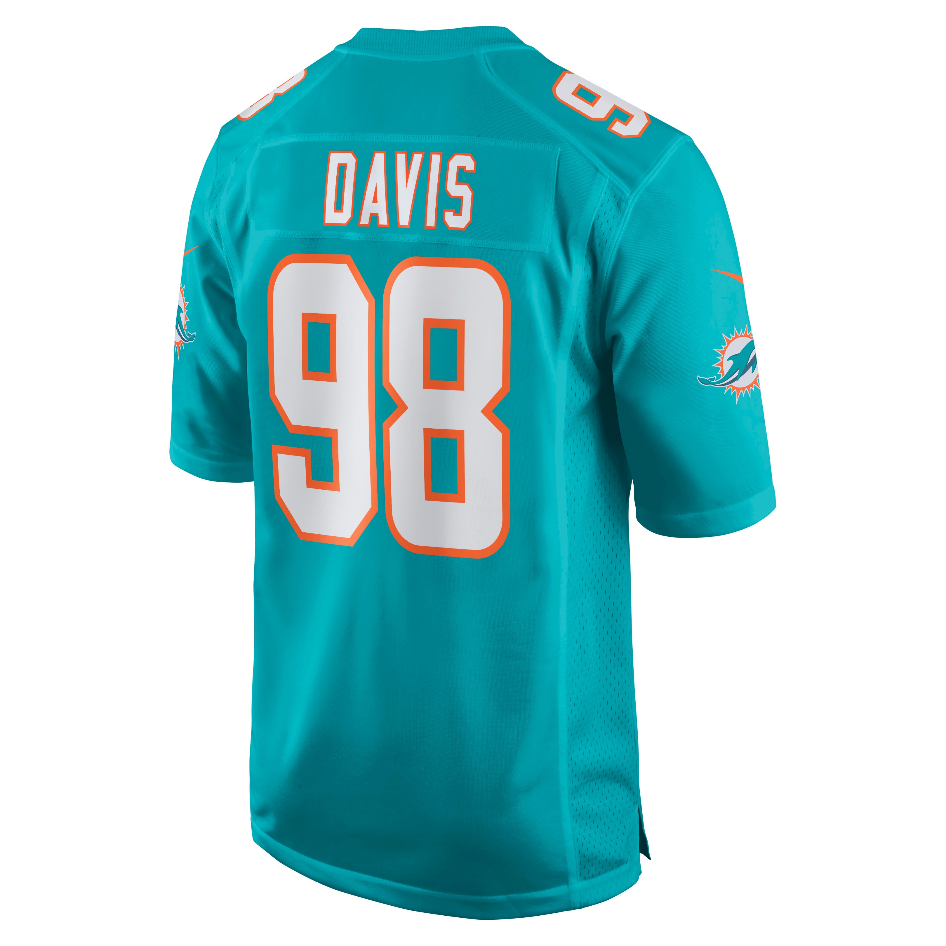 Raekwon Davis Miami DolphinsGame Jersey - Aqua
