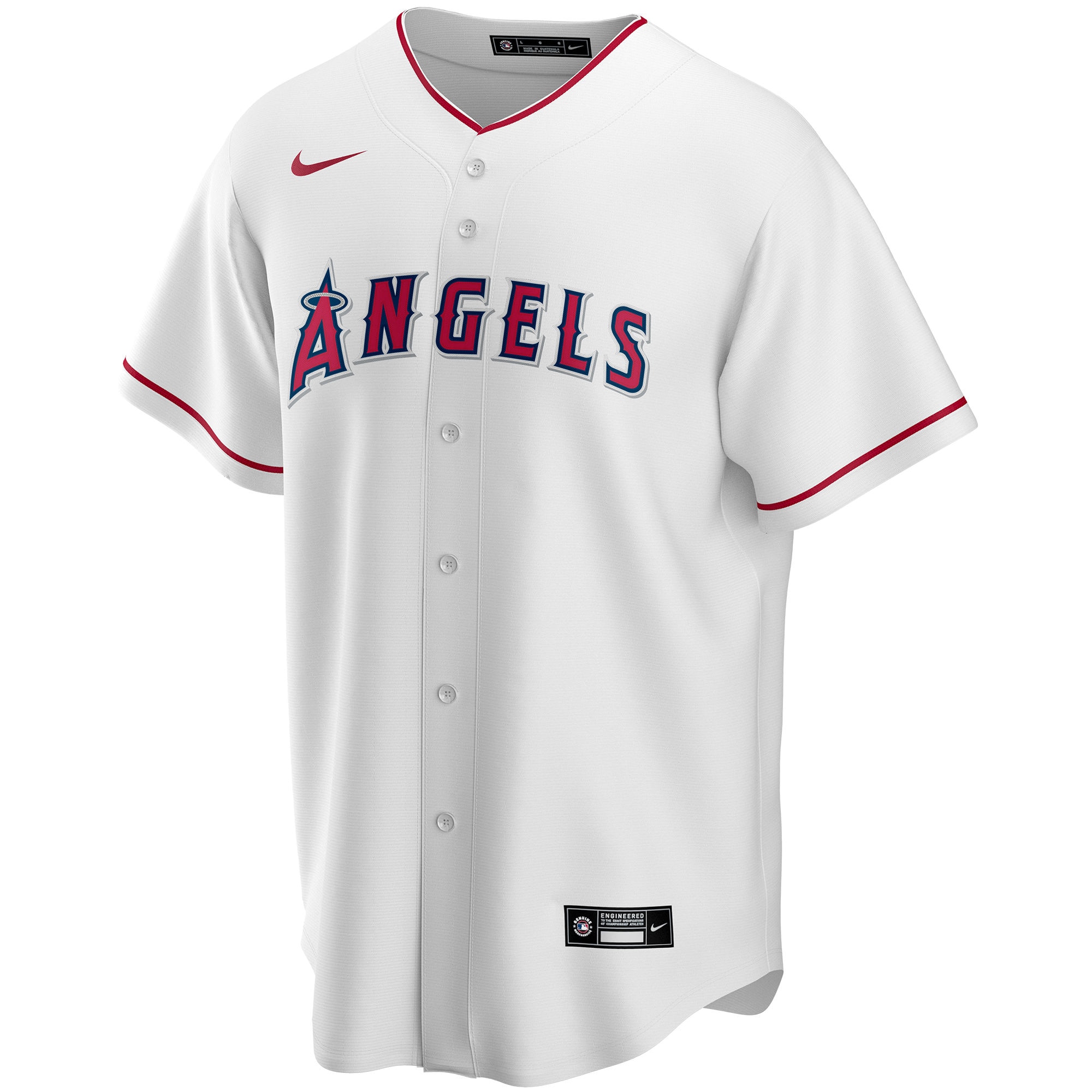 Los Angeles AngelsHome Replica Custom Jersey - White