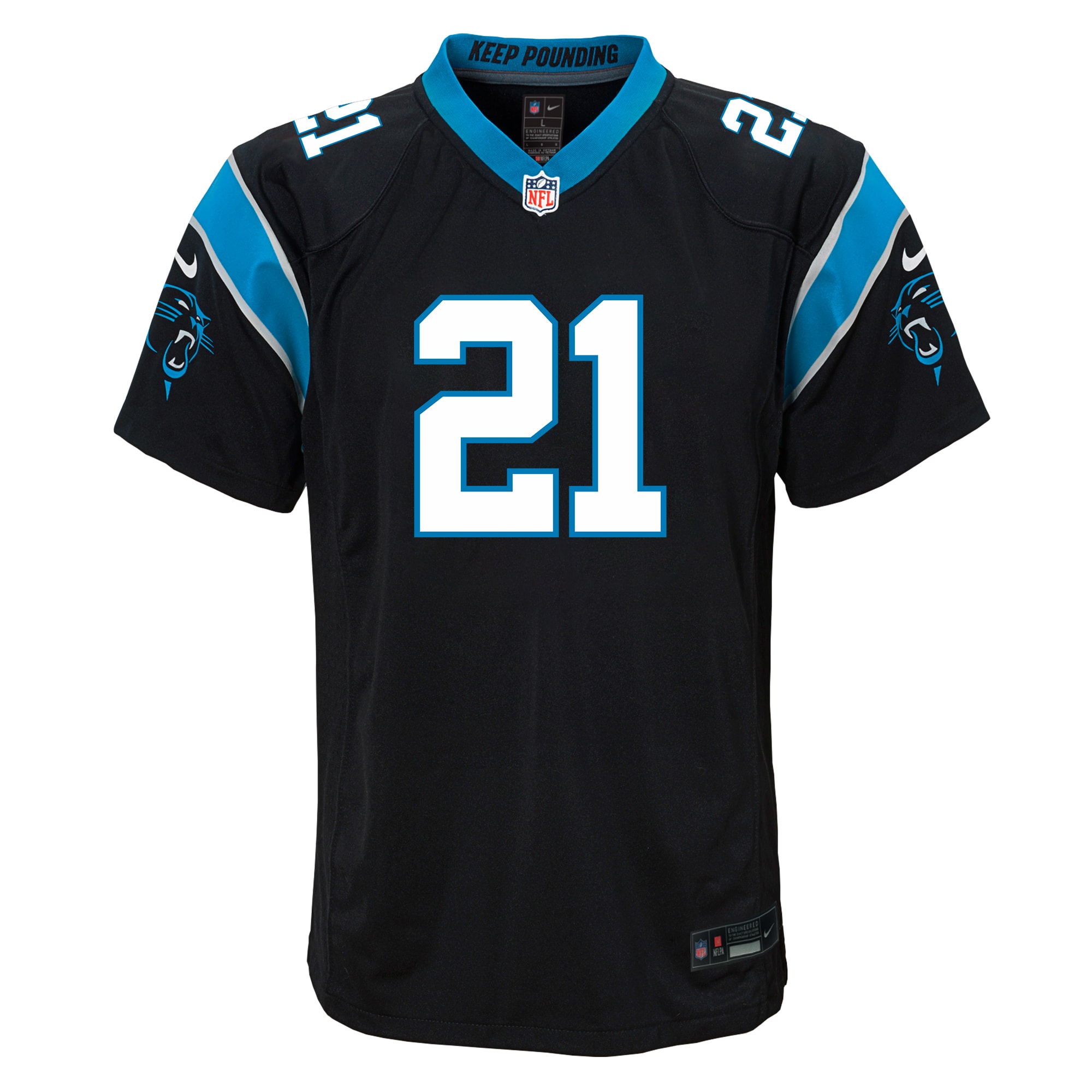 Jeremy Chinn Carolina PanthersYouth Game Jersey - Black