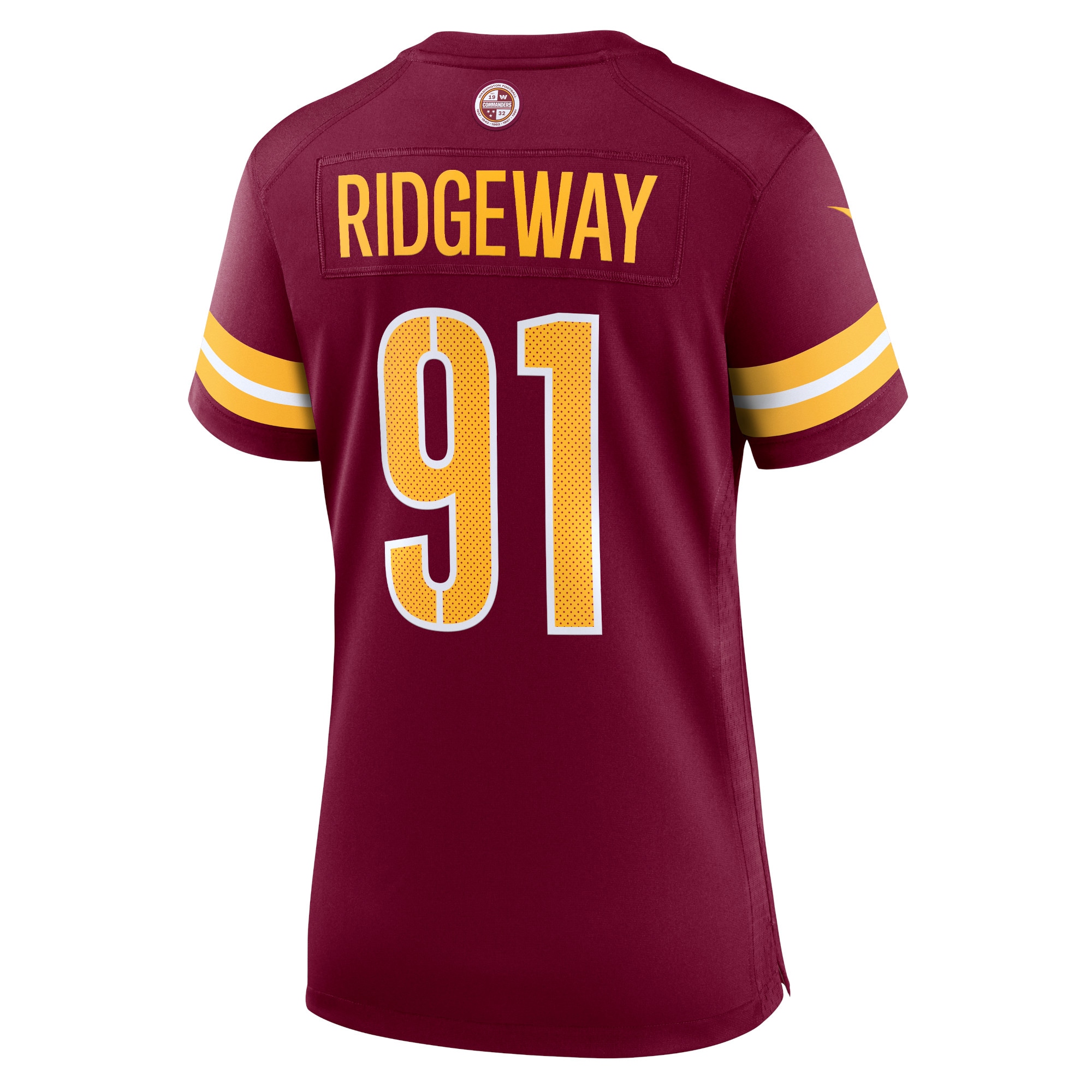 John Ridgeway Washington Commanders Women's Home Game Player Jersey - Burgundy