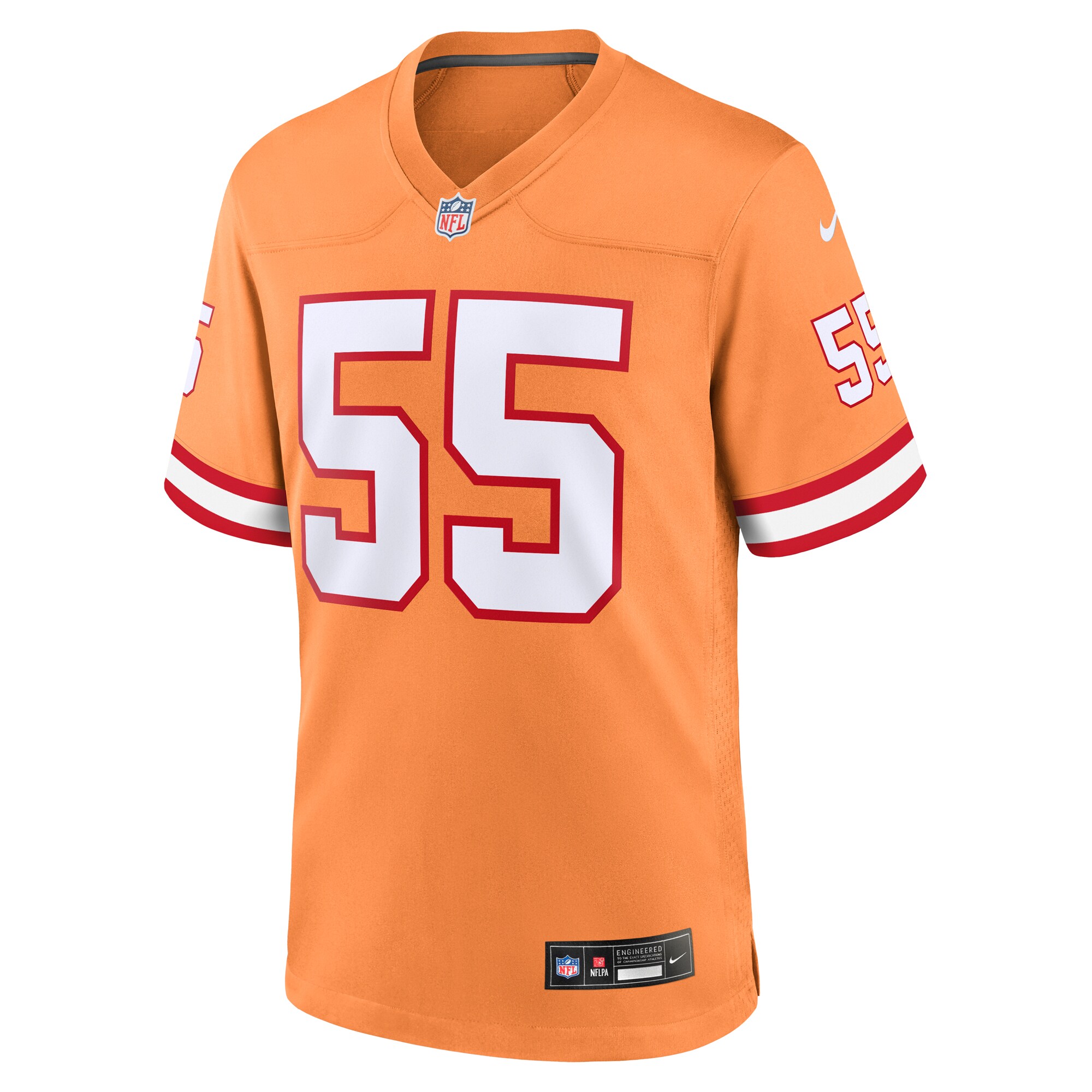 Derrick Brooks Tampa Bay BuccaneersThrowback Game Jersey - Orange