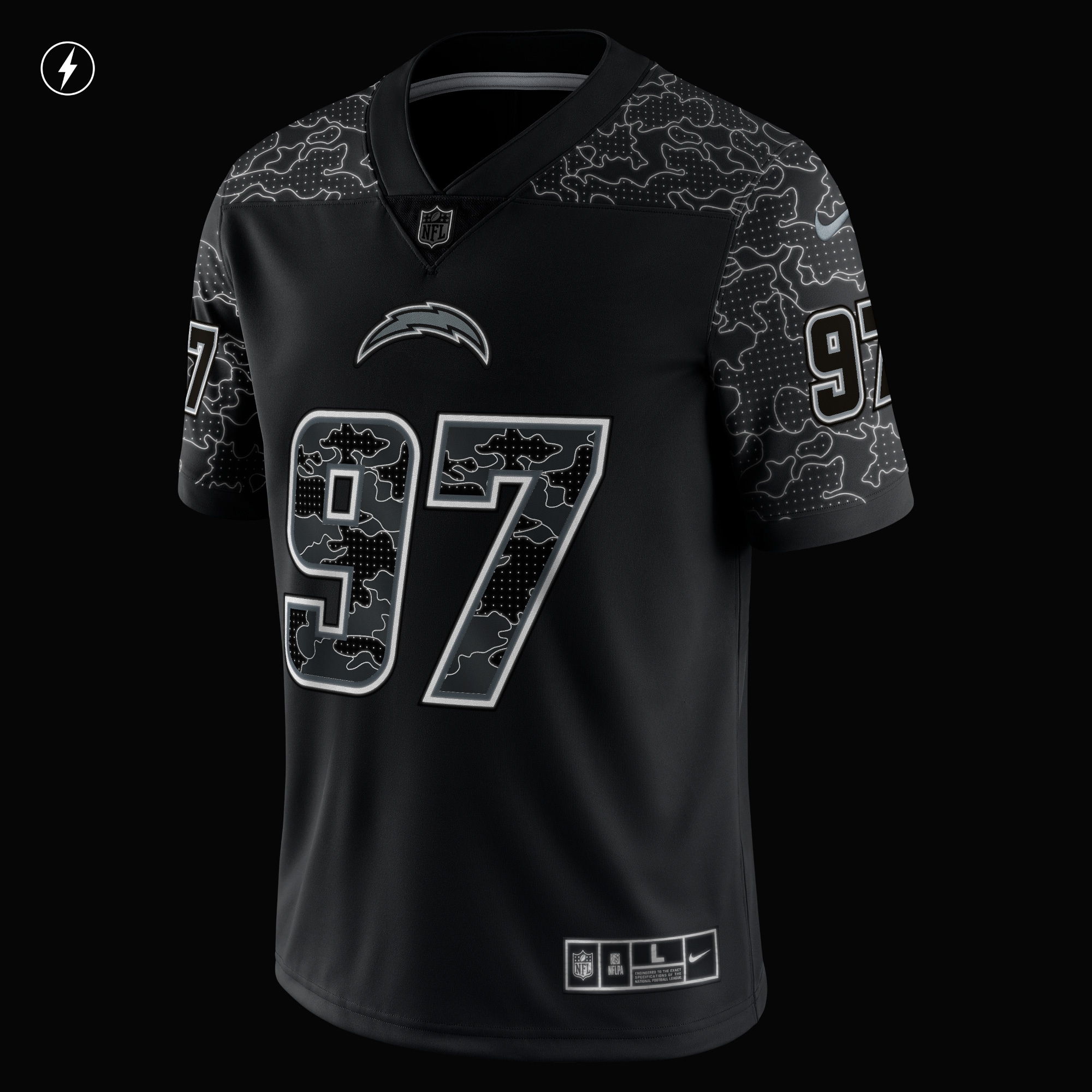 Joey Bosa Los Angeles ChargersRFLCTV Limited Jersey - Black