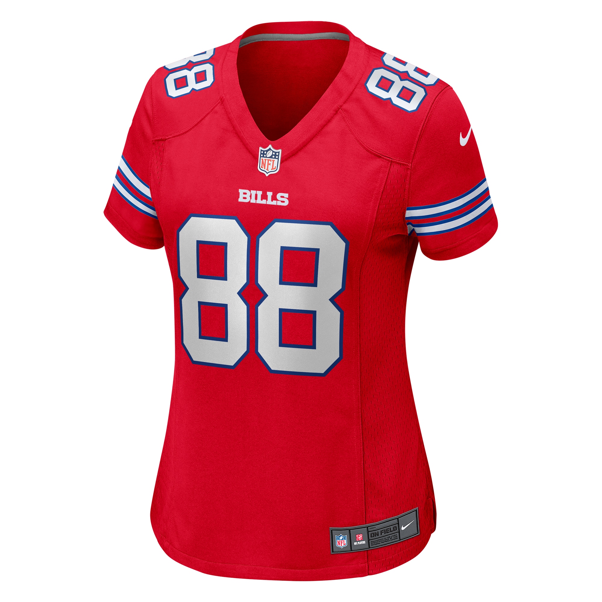Dawson Knox Buffalo Bills Women's Alternate Game Jersey - Red
