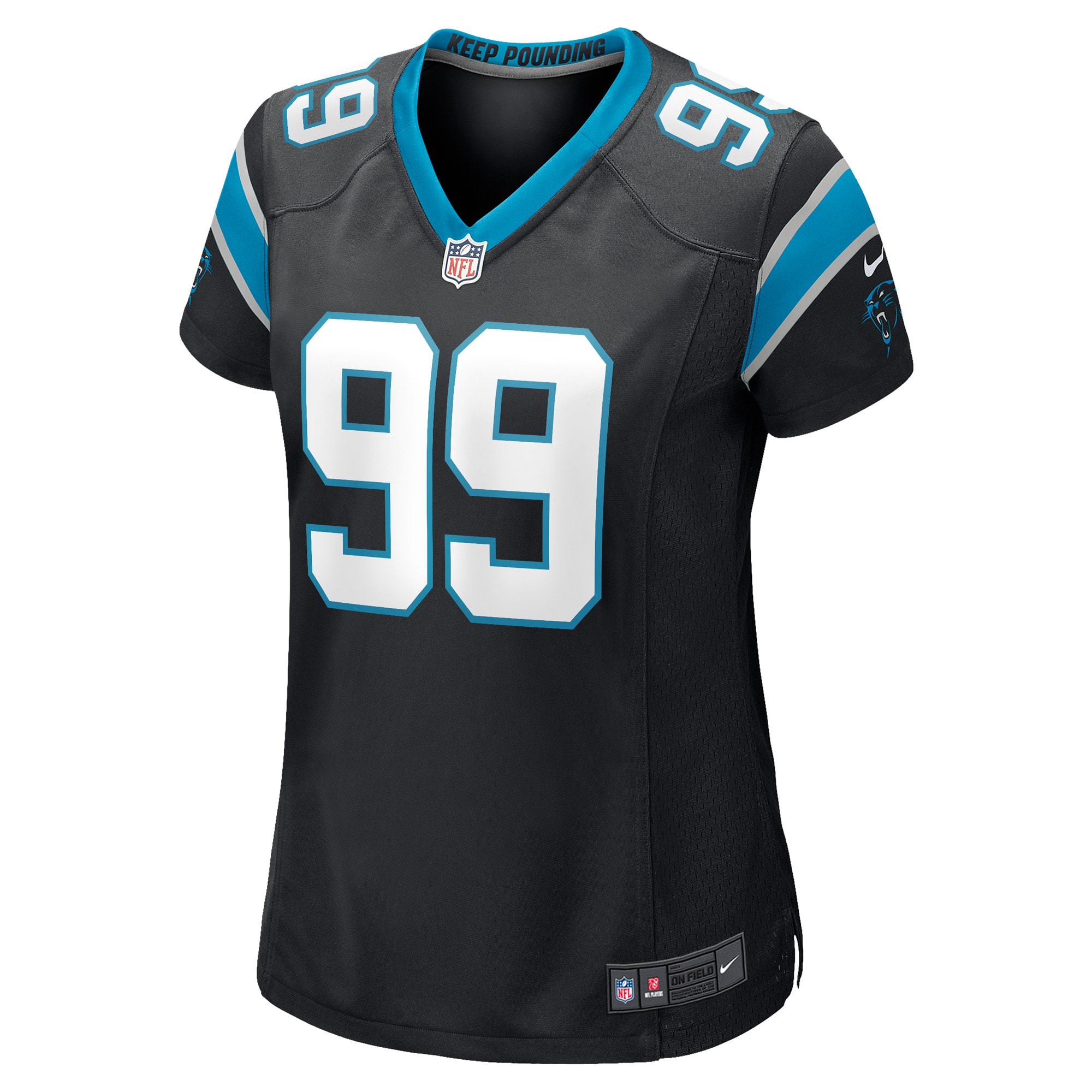 Matt Ioannidis Carolina Panthers Women's Game Player Jersey - Black