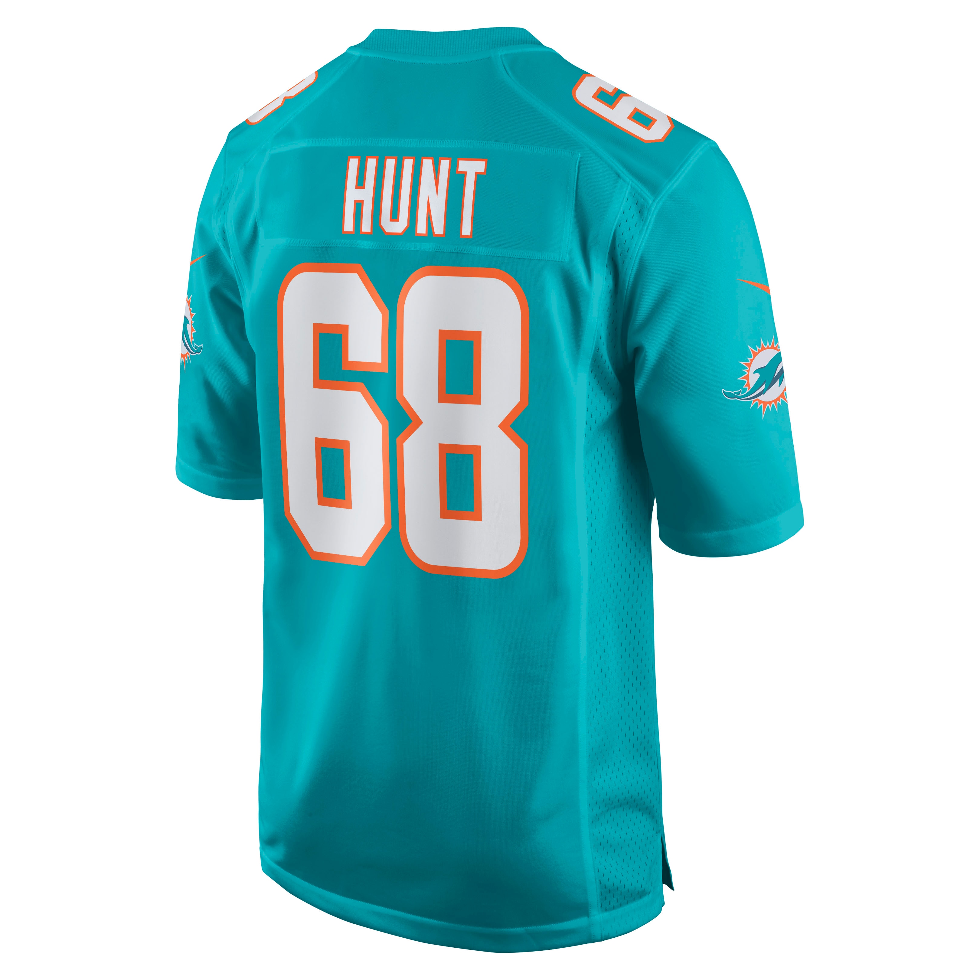 Robert Hunt Miami DolphinsGame Jersey - Aqua